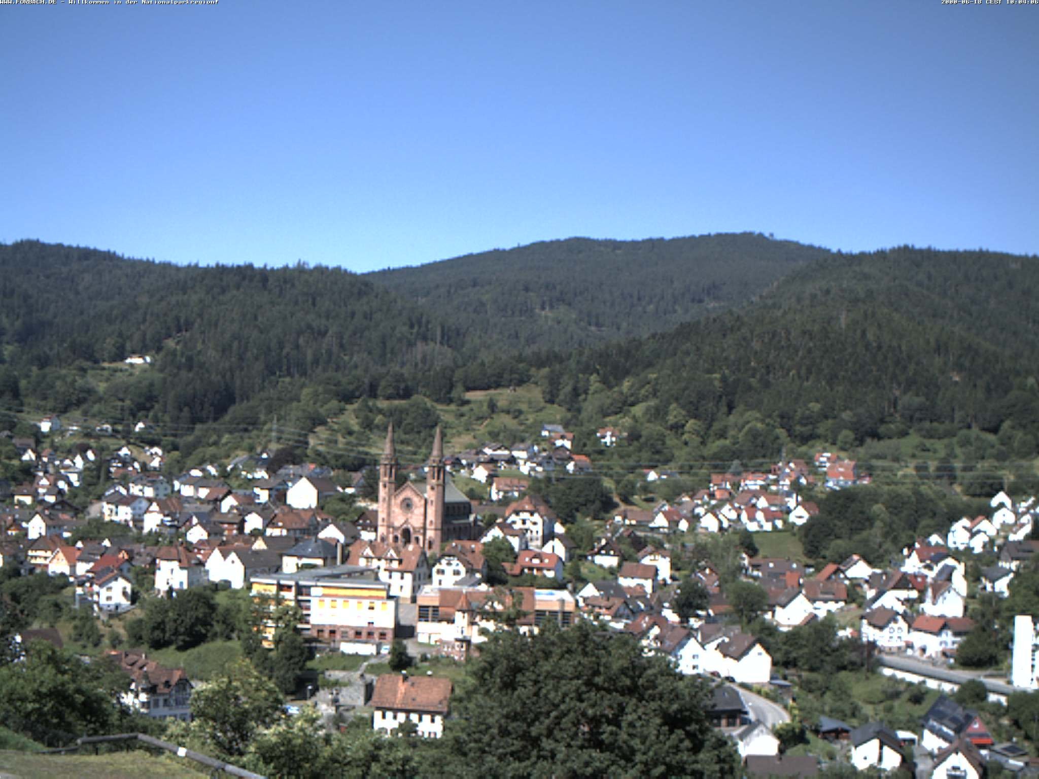 Archived image Webcam Forbach - Black Forest
