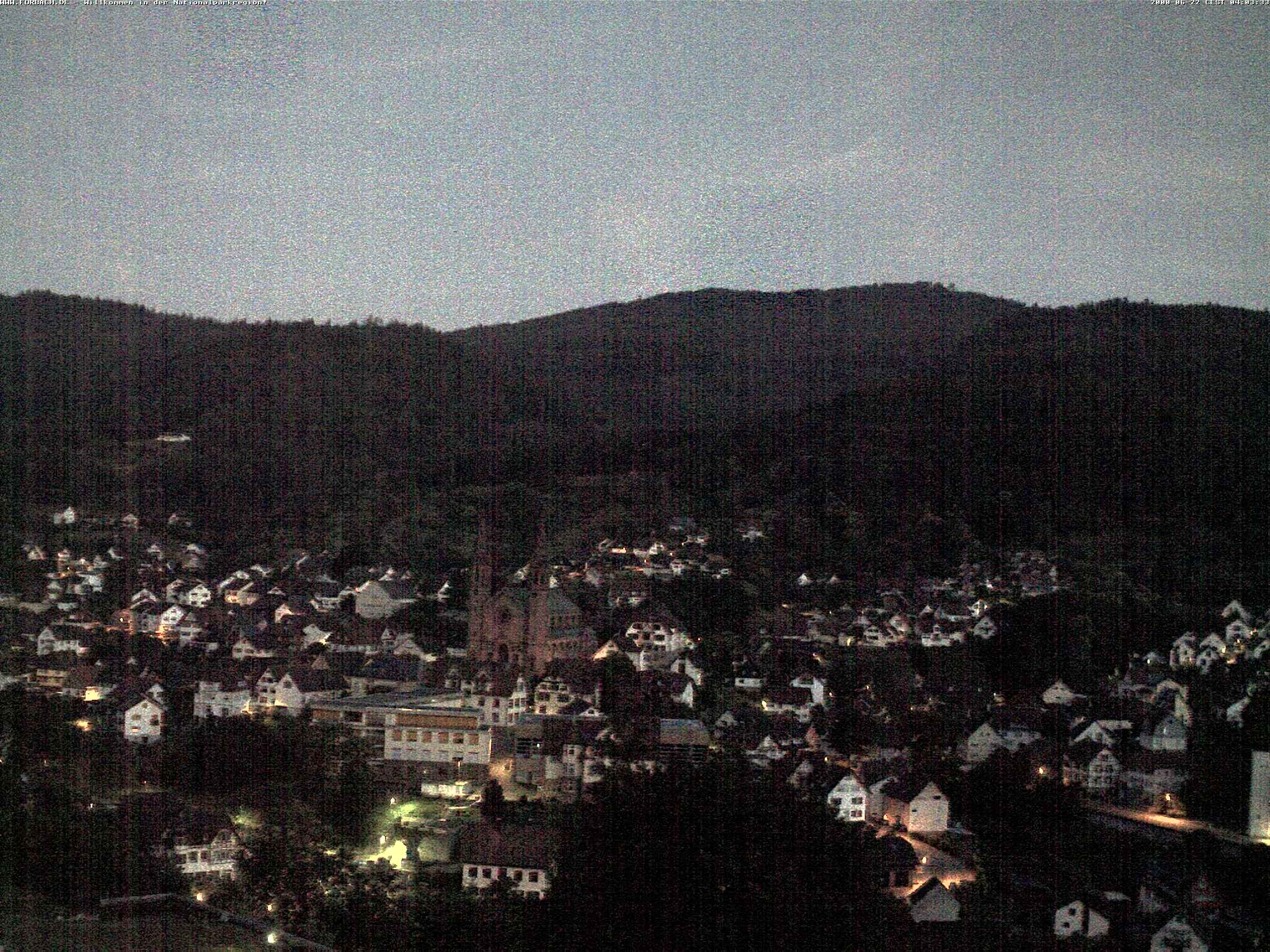 Archived image Webcam Forbach - Black Forest