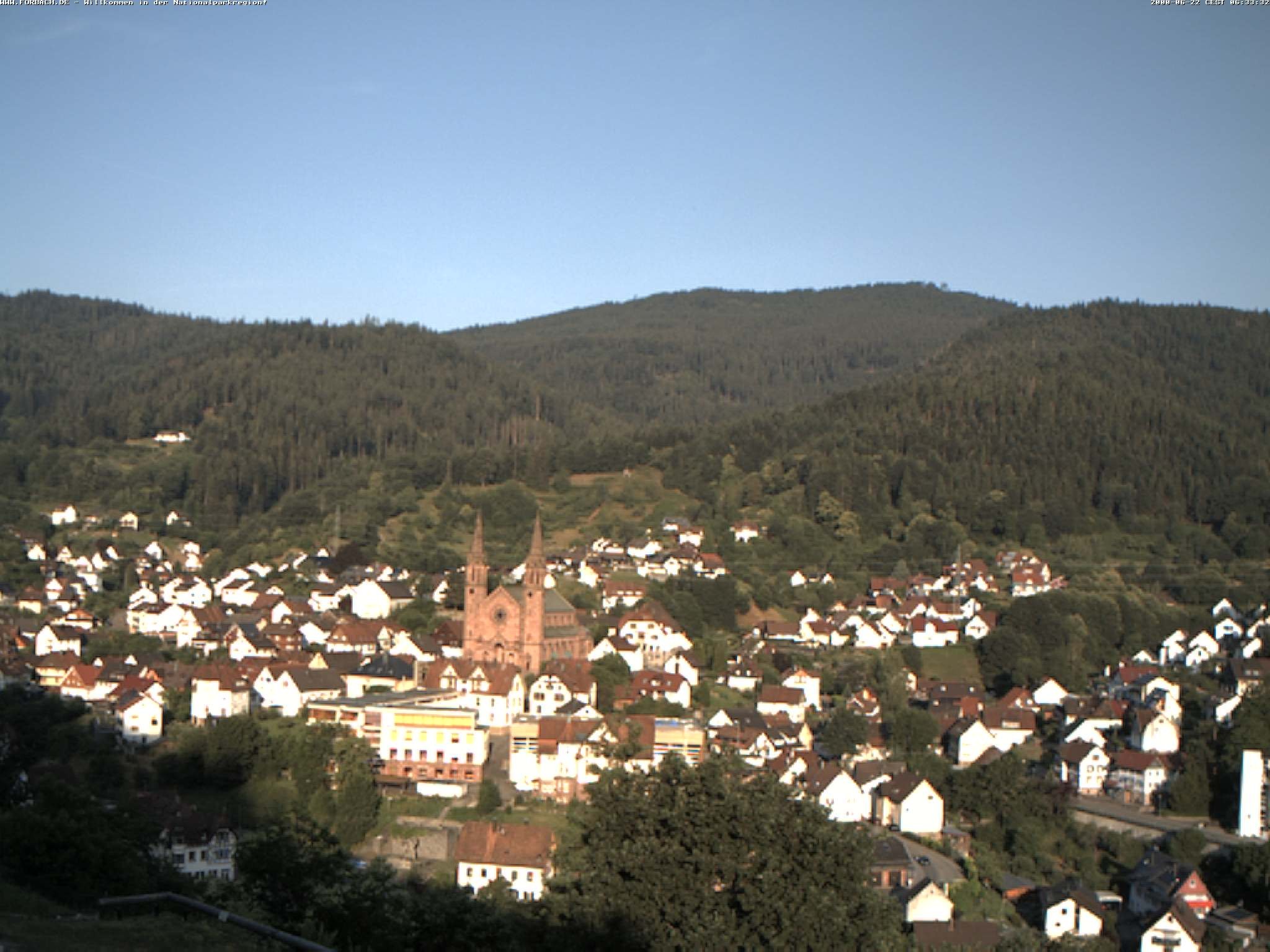 Archived image Webcam Forbach - Black Forest