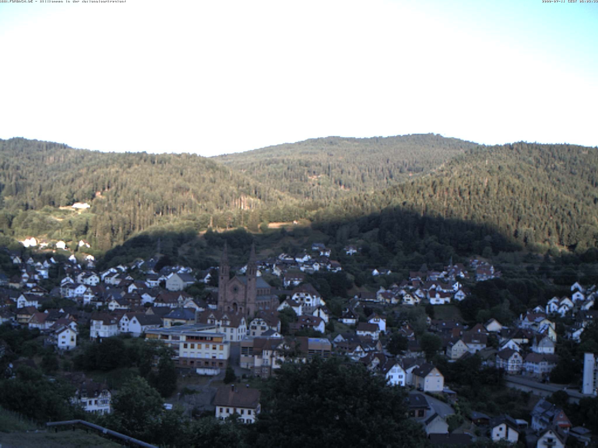 Archived image Webcam Forbach - Black Forest