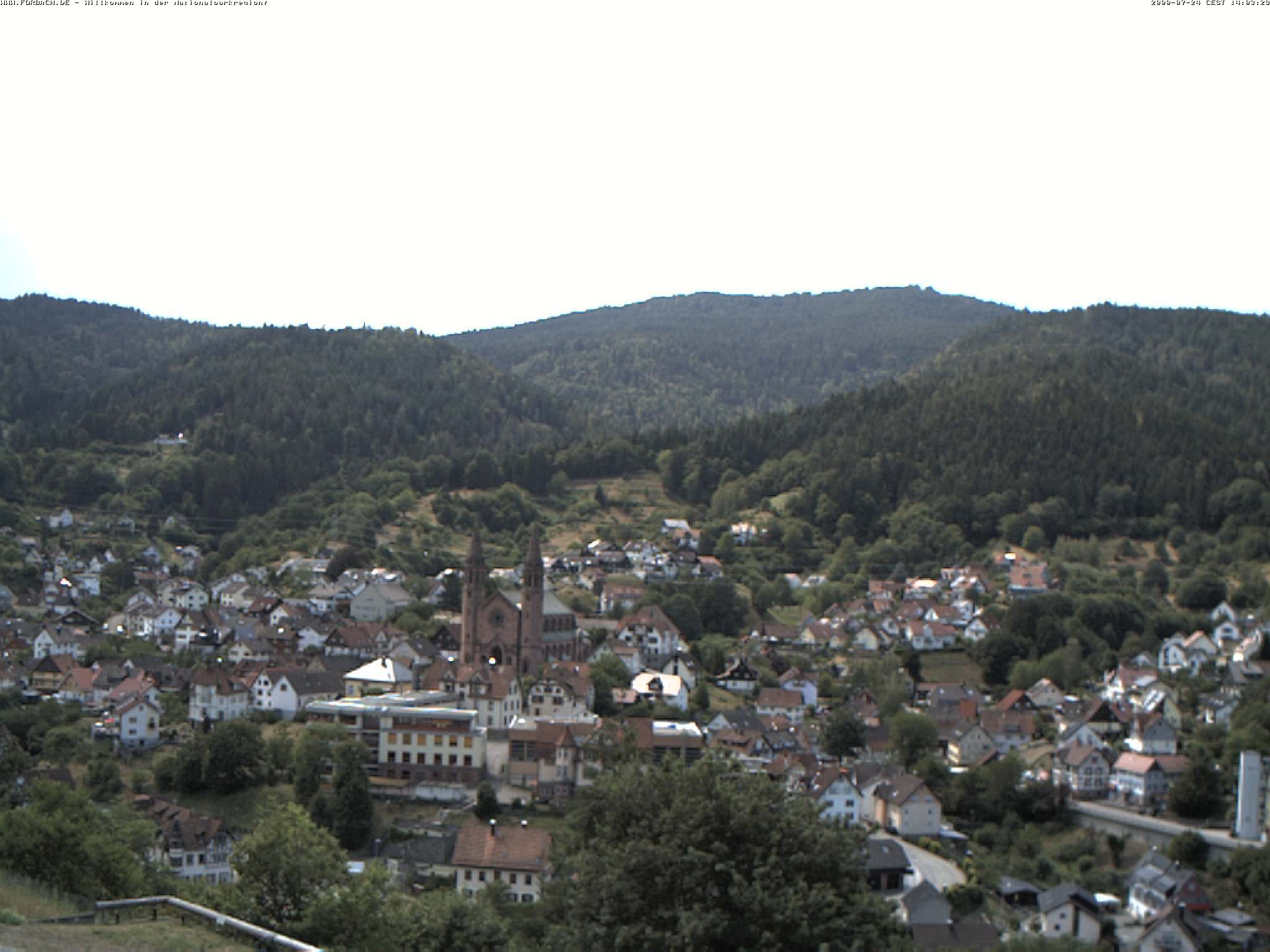 Archived image Webcam Forbach - Black Forest