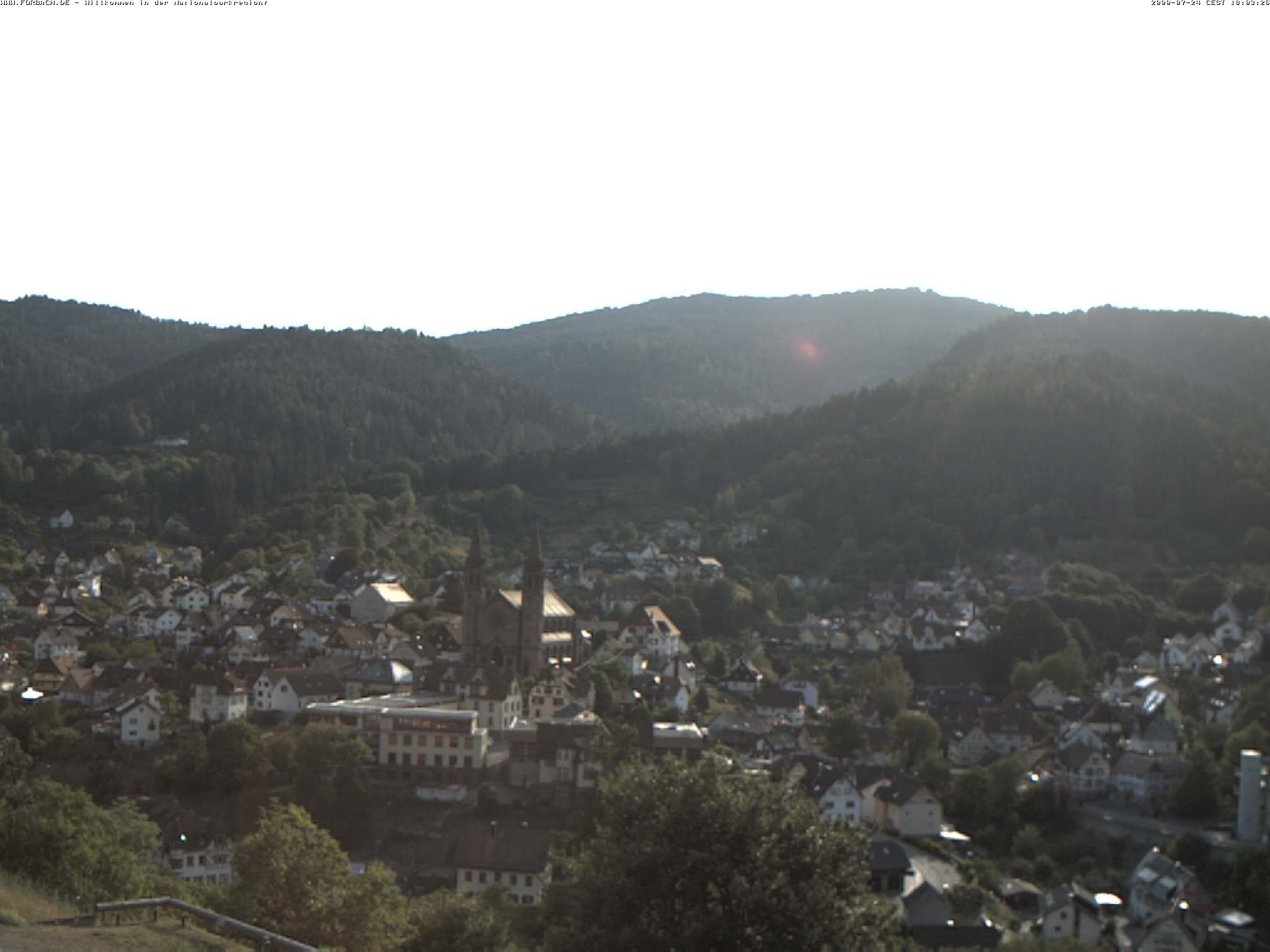 Archived image Webcam Forbach - Black Forest