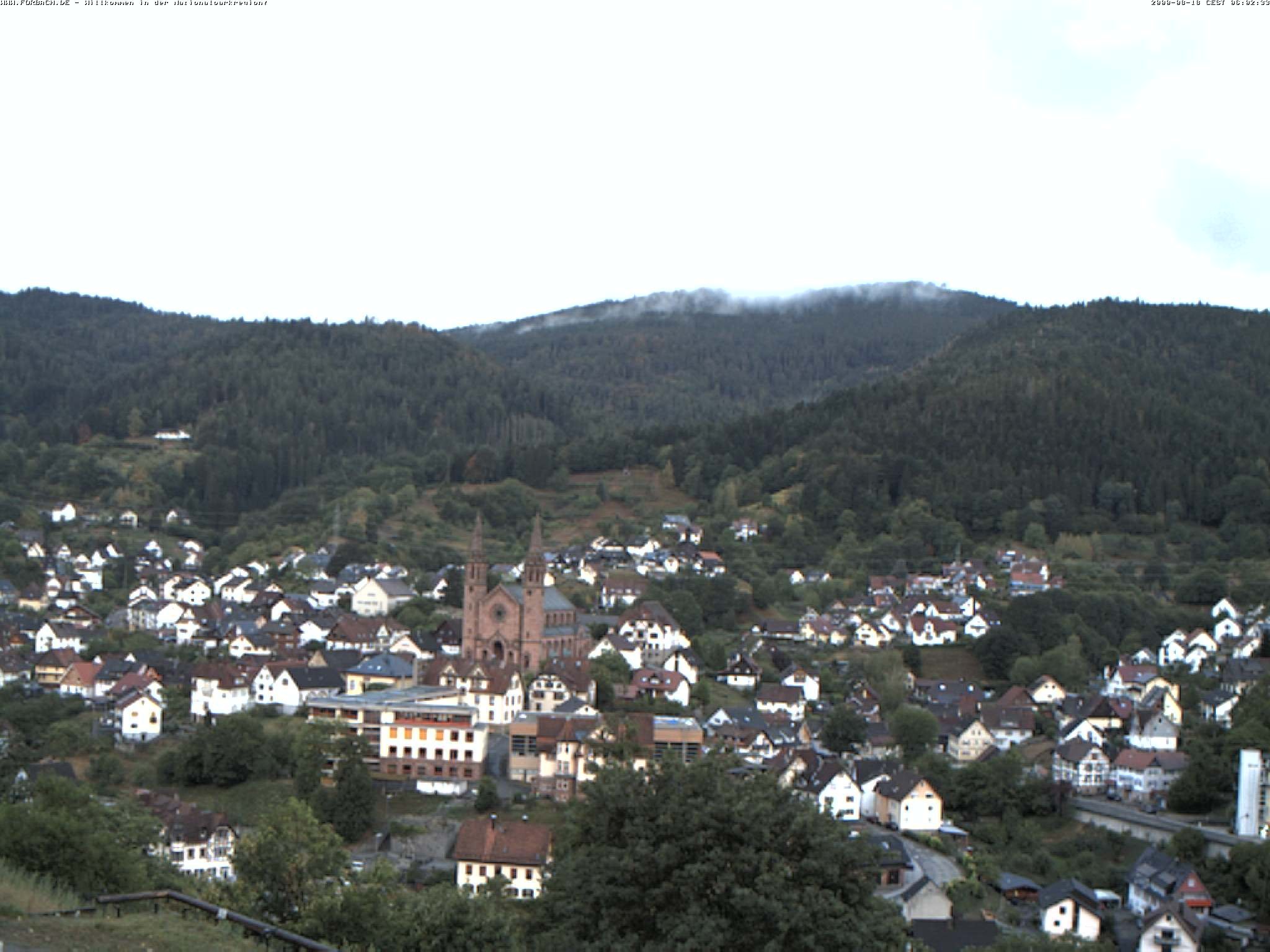 Archived image Webcam Forbach - Black Forest