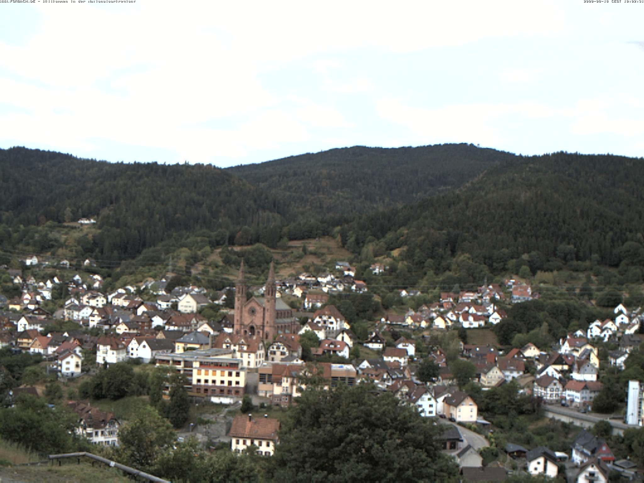 Archived image Webcam Forbach - Black Forest
