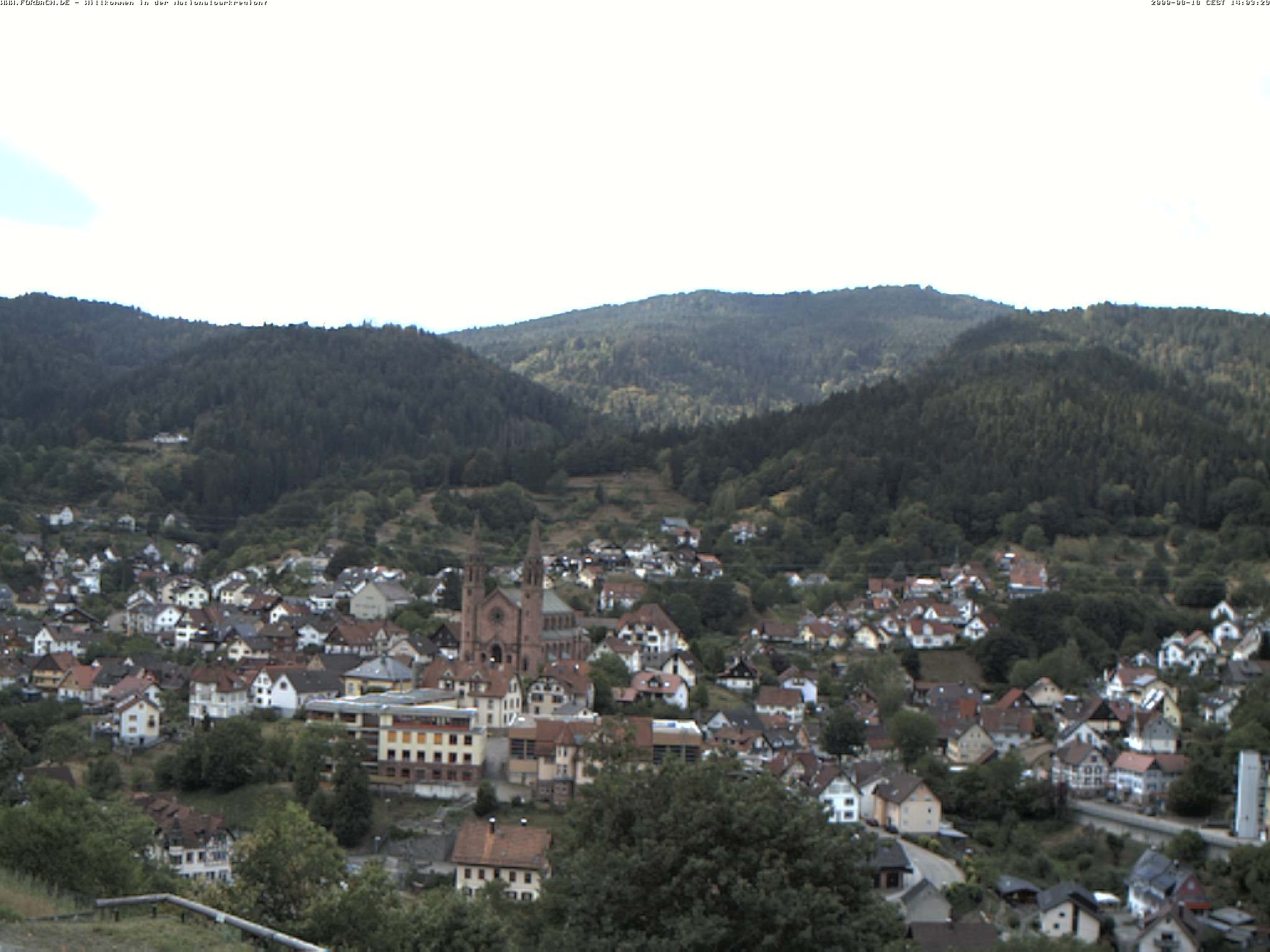 Archived image Webcam Forbach - Black Forest