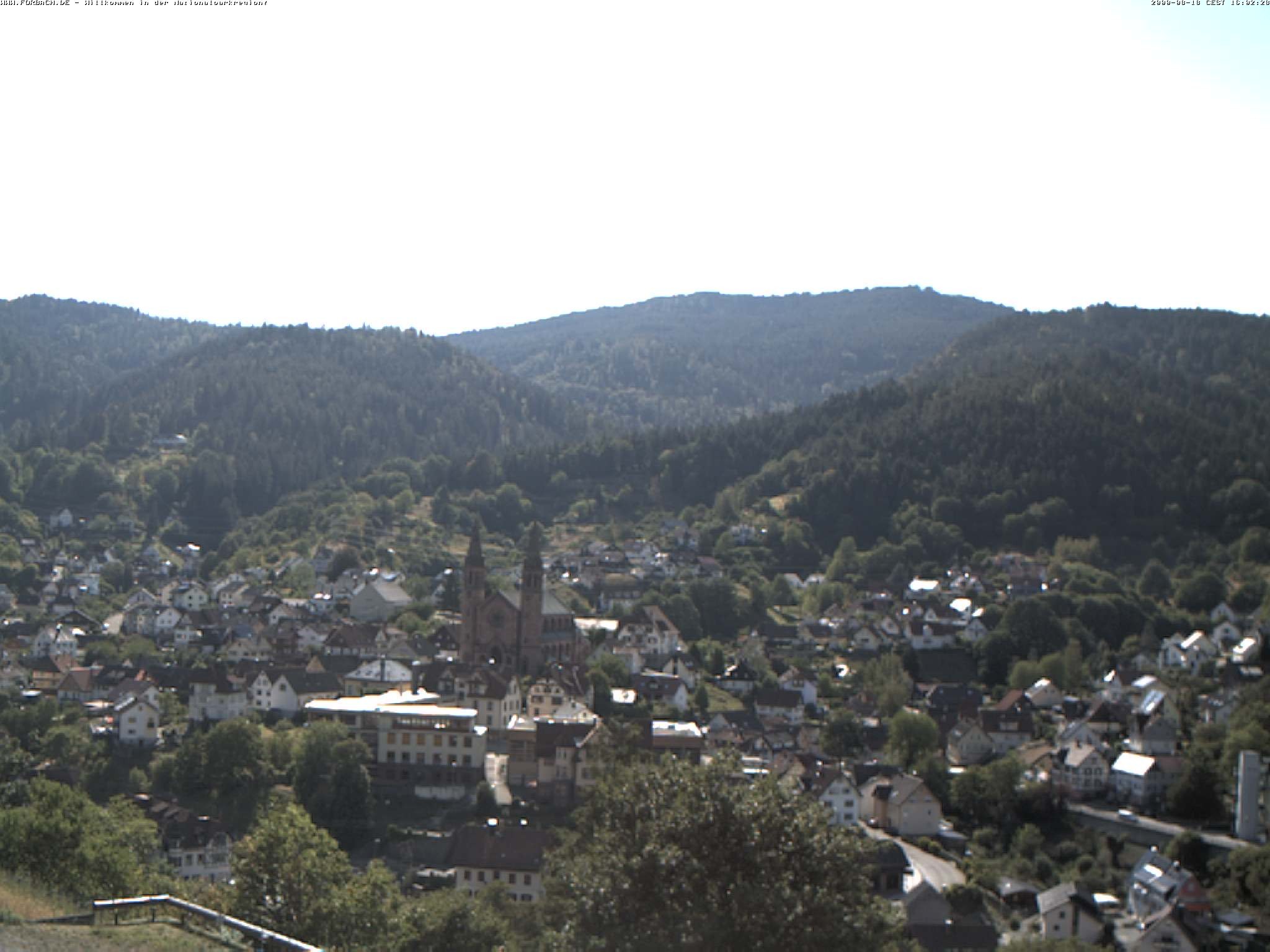 Archived image Webcam Forbach - Black Forest