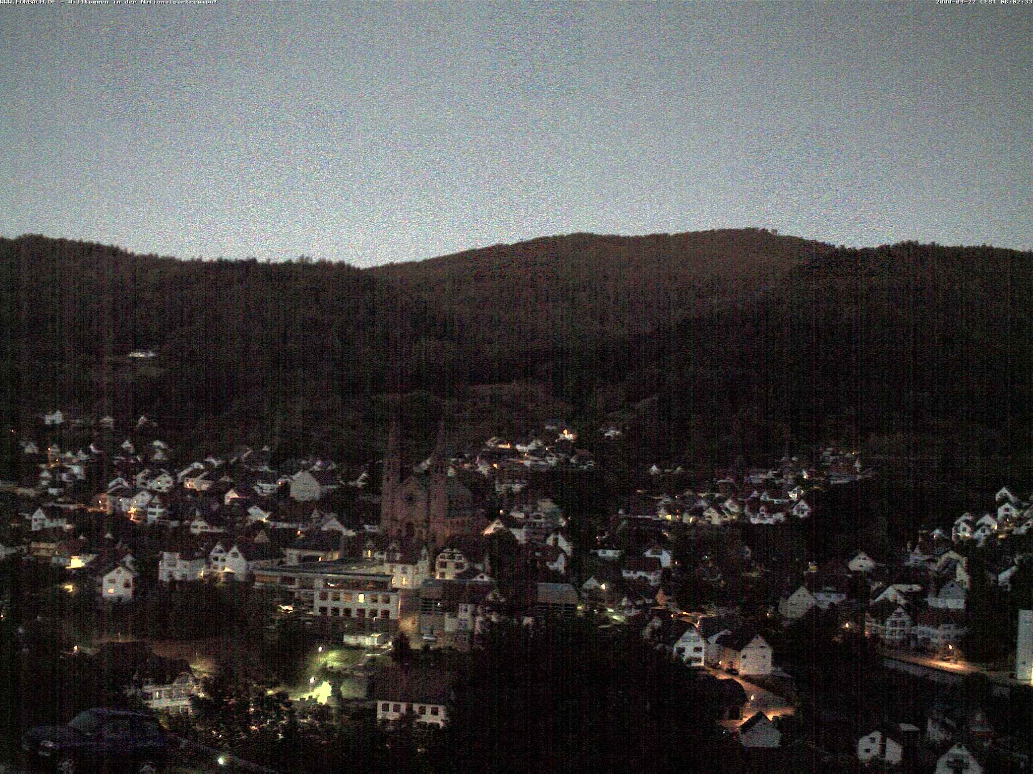 Archiv Foto Webcam Blick auf Forbach im Nordschwarzwald