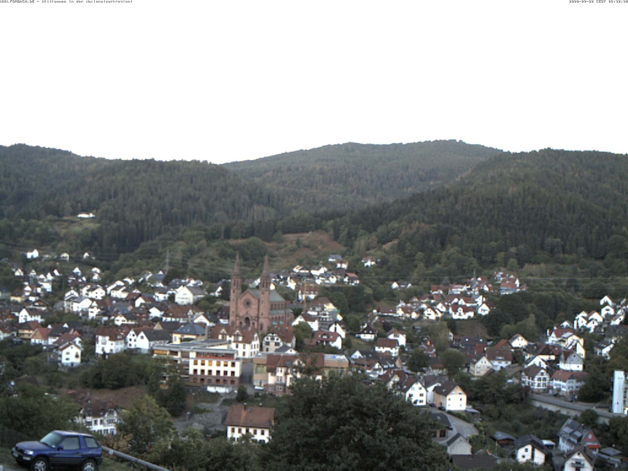 Archiv Foto Webcam Blick auf Forbach im Nordschwarzwald