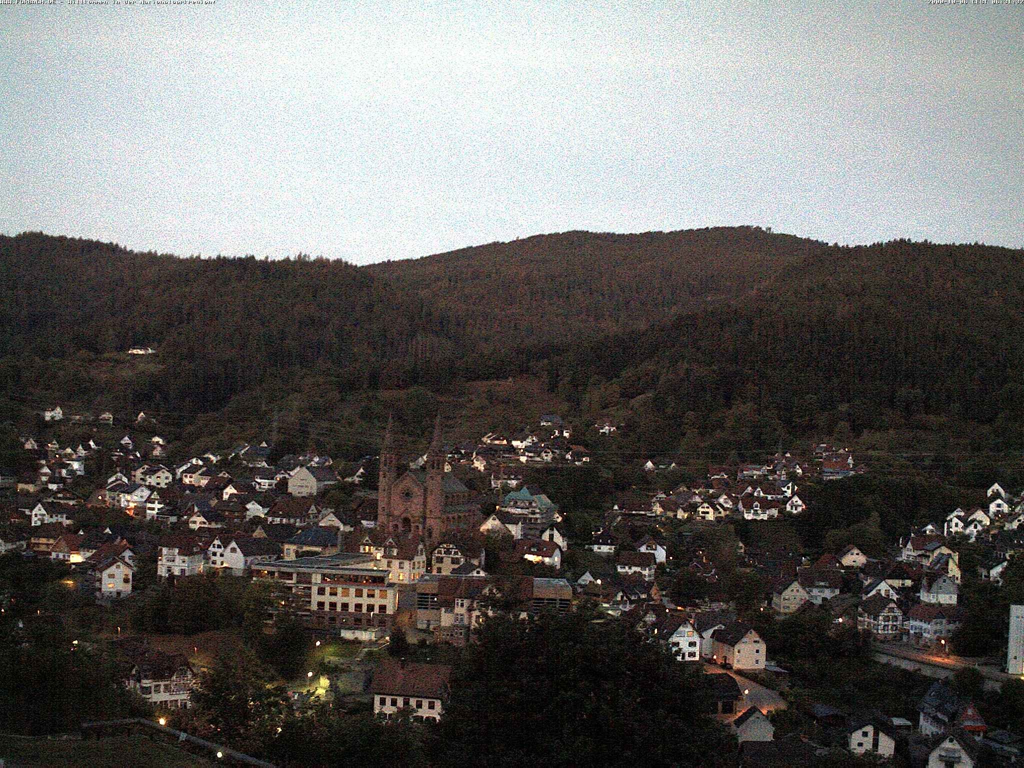 Archiv Foto Webcam Blick auf Forbach im Nordschwarzwald