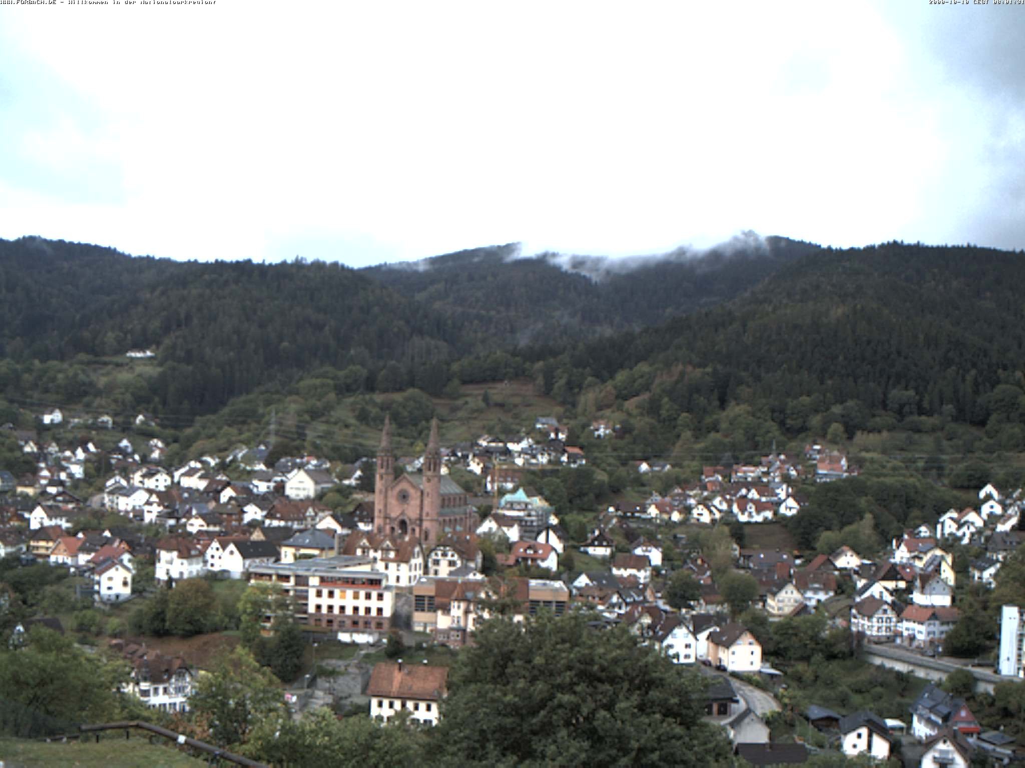 Archived image Webcam Forbach - Black Forest