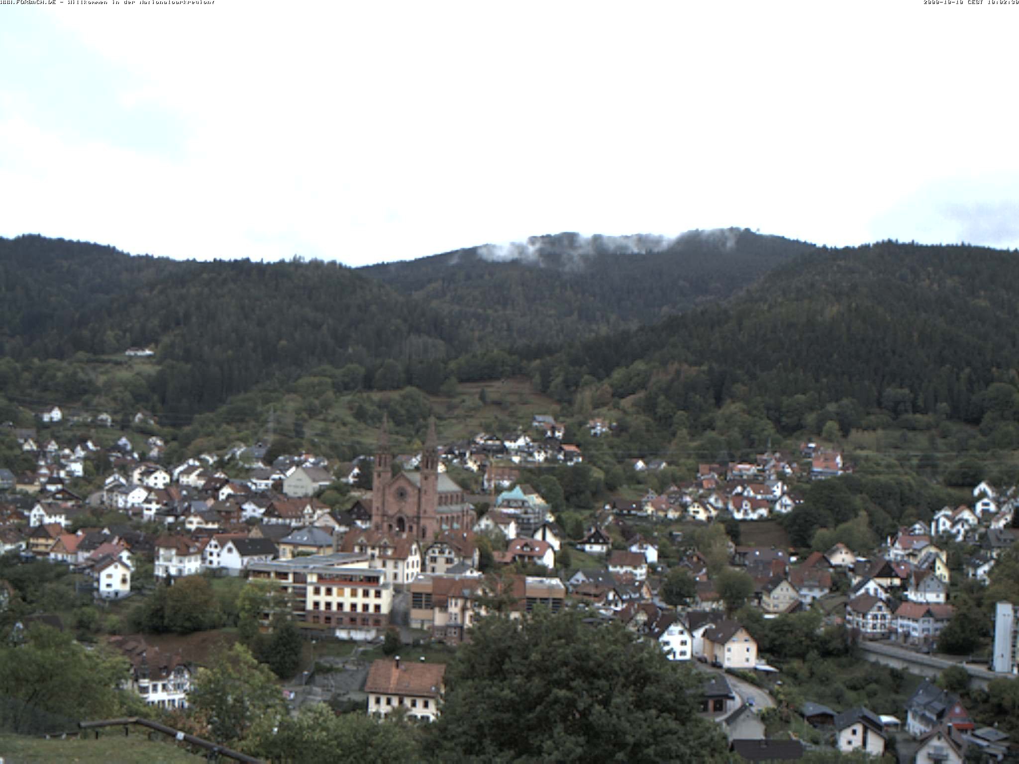 Archived image Webcam Forbach - Black Forest