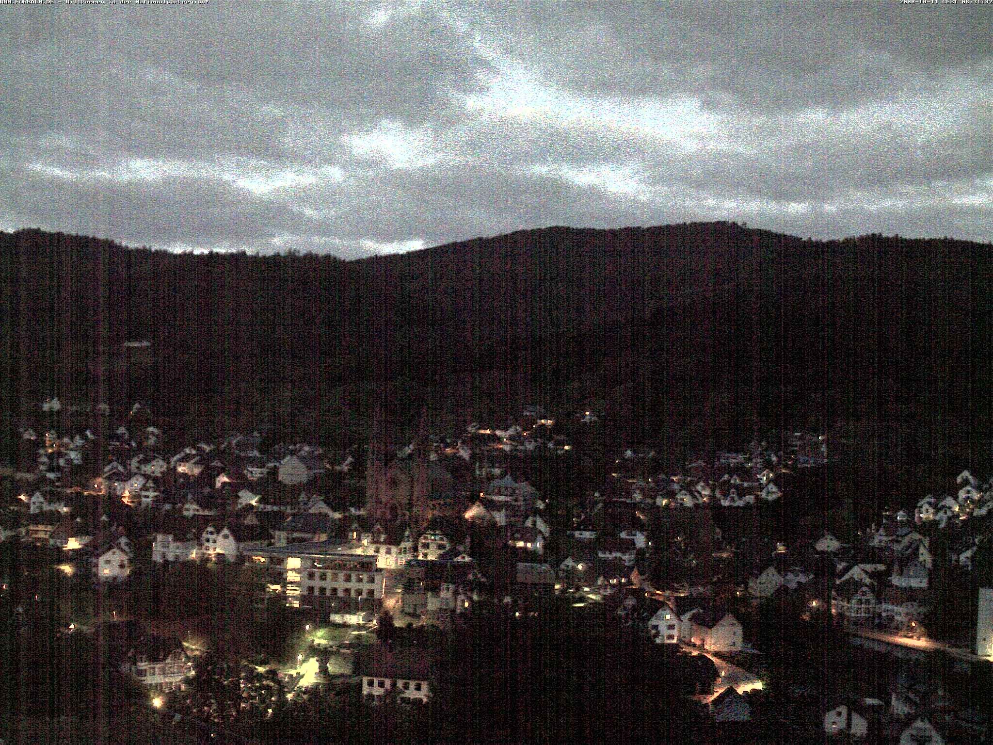 Archiv Foto Webcam Blick auf Forbach im Nordschwarzwald