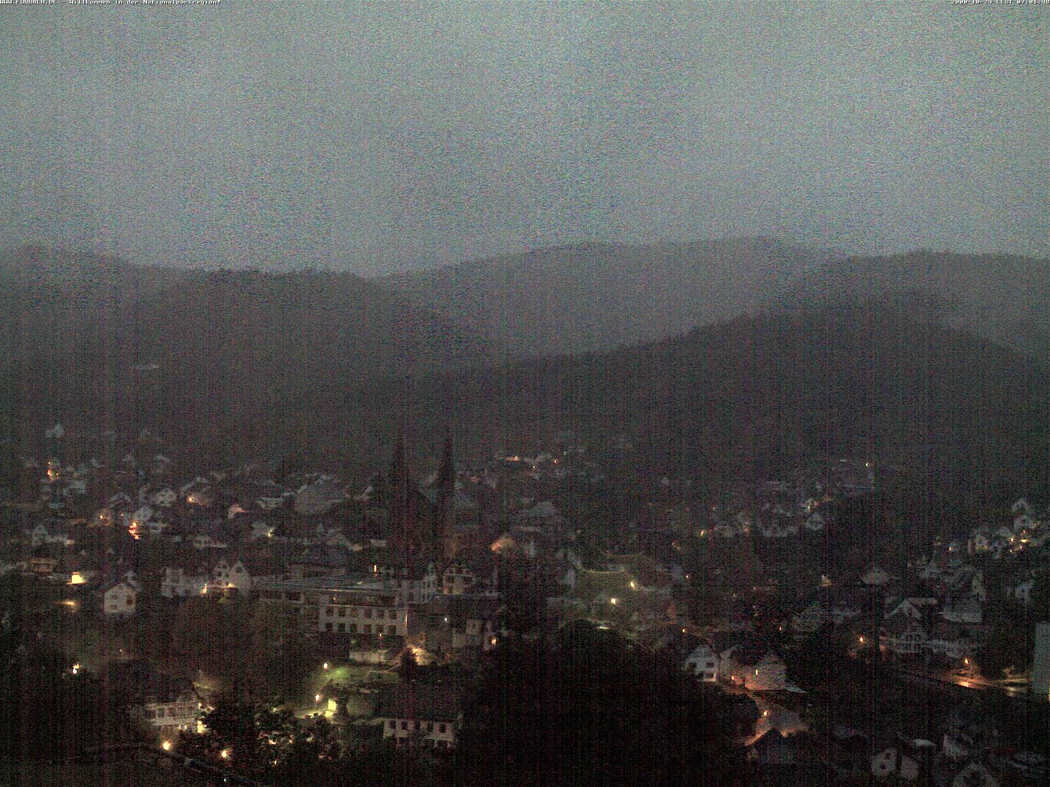 Archiv Foto Webcam Blick auf Forbach im Nordschwarzwald