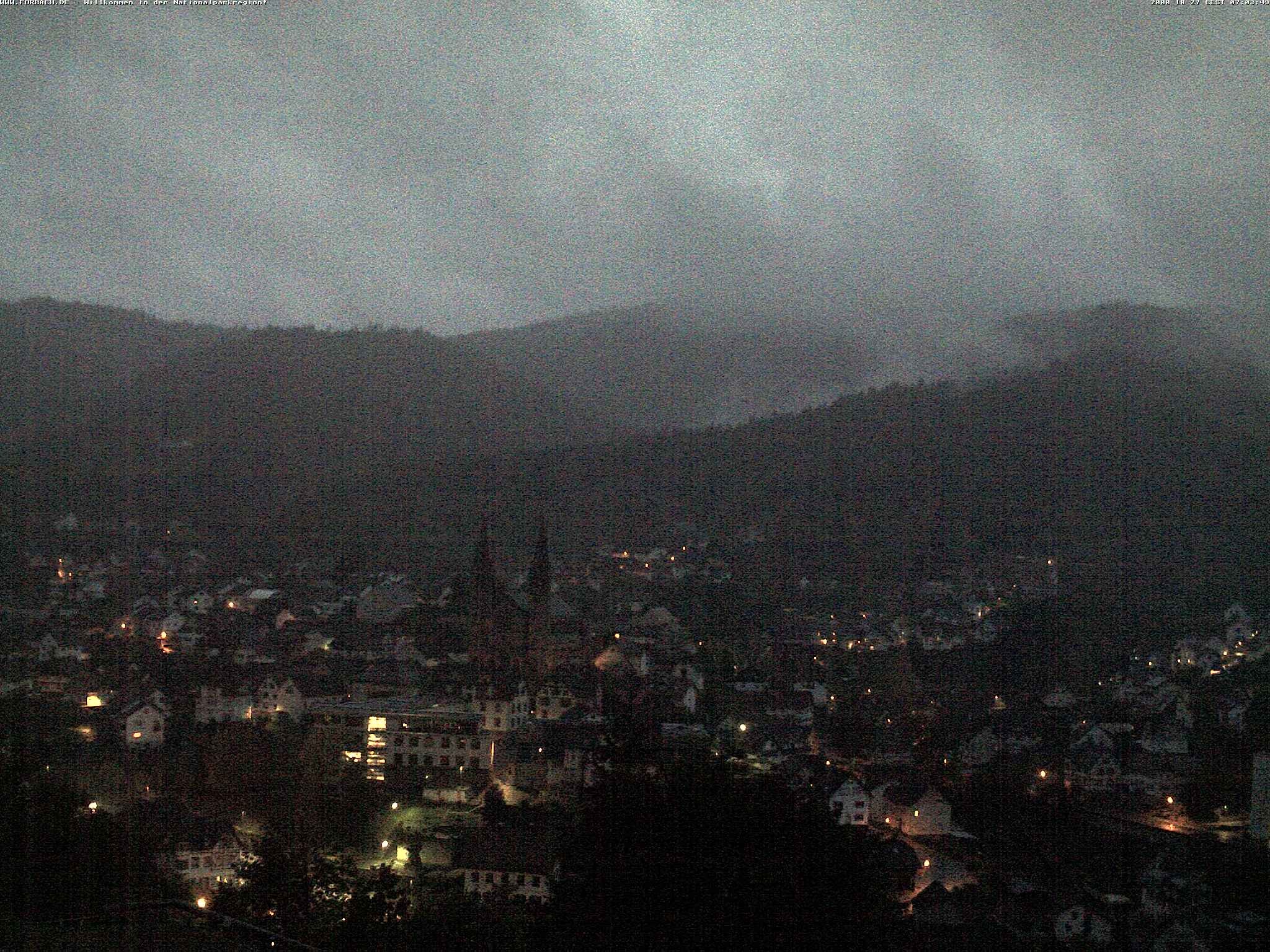 Archiv Foto Webcam Blick auf Forbach im Nordschwarzwald