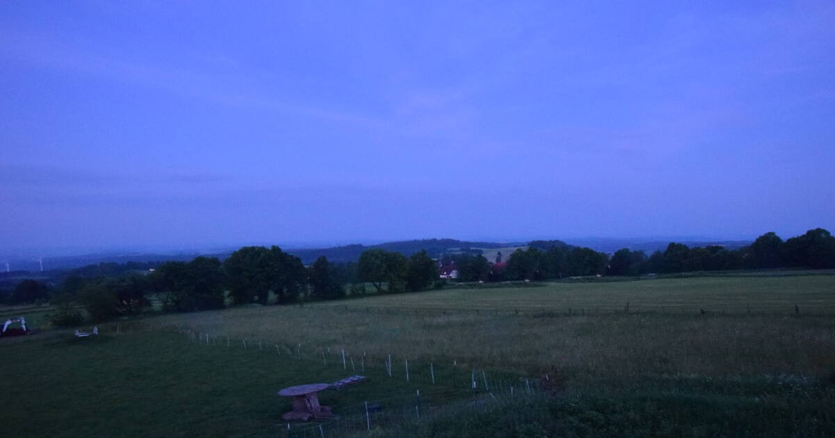 Archiv Foto Webcam Panoramablick Vogelschmiede auf der Herchenhainer Höhe