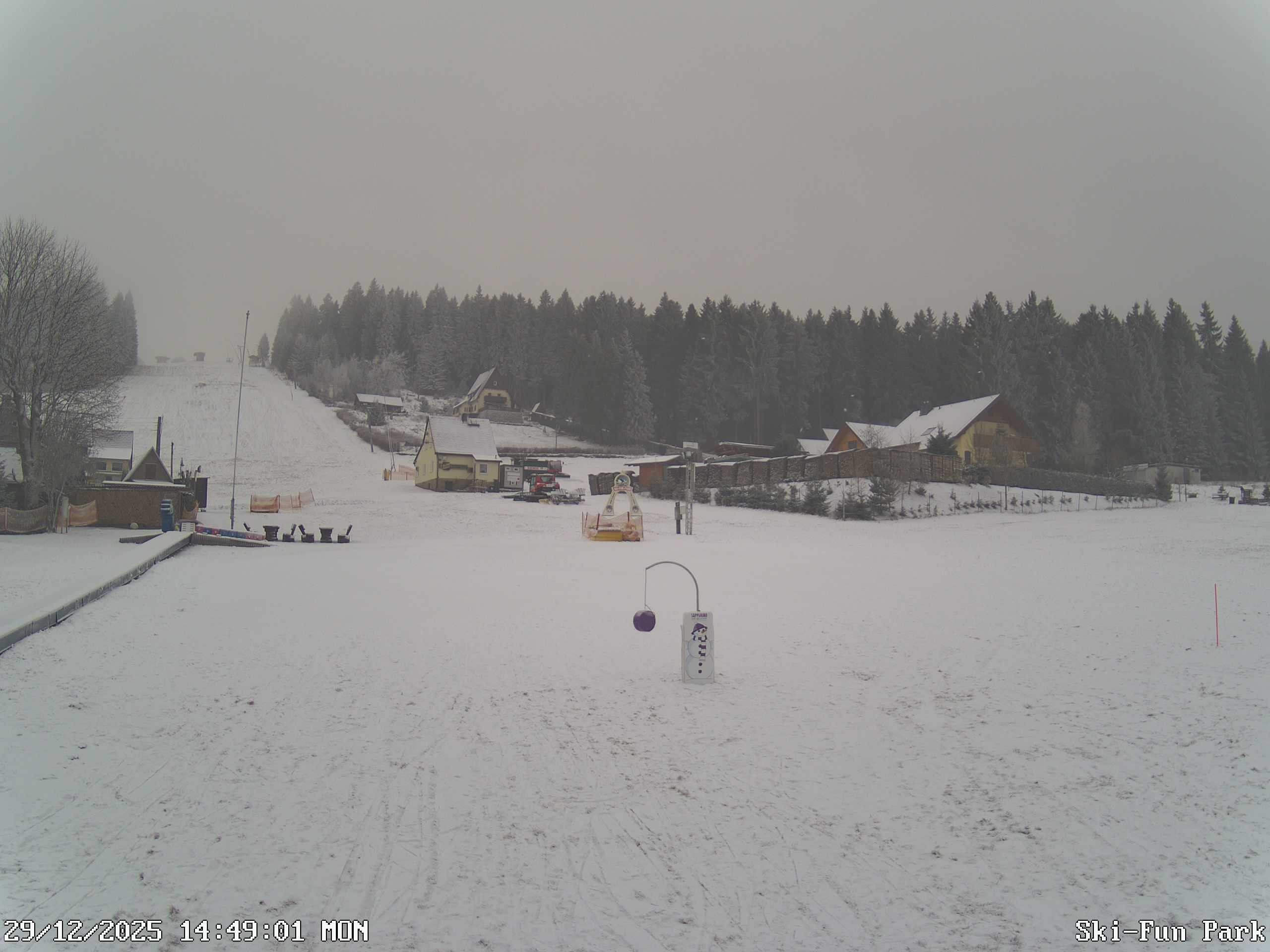 Archiv Foto Webcam Carlsfeld - Talstation Skigebiet