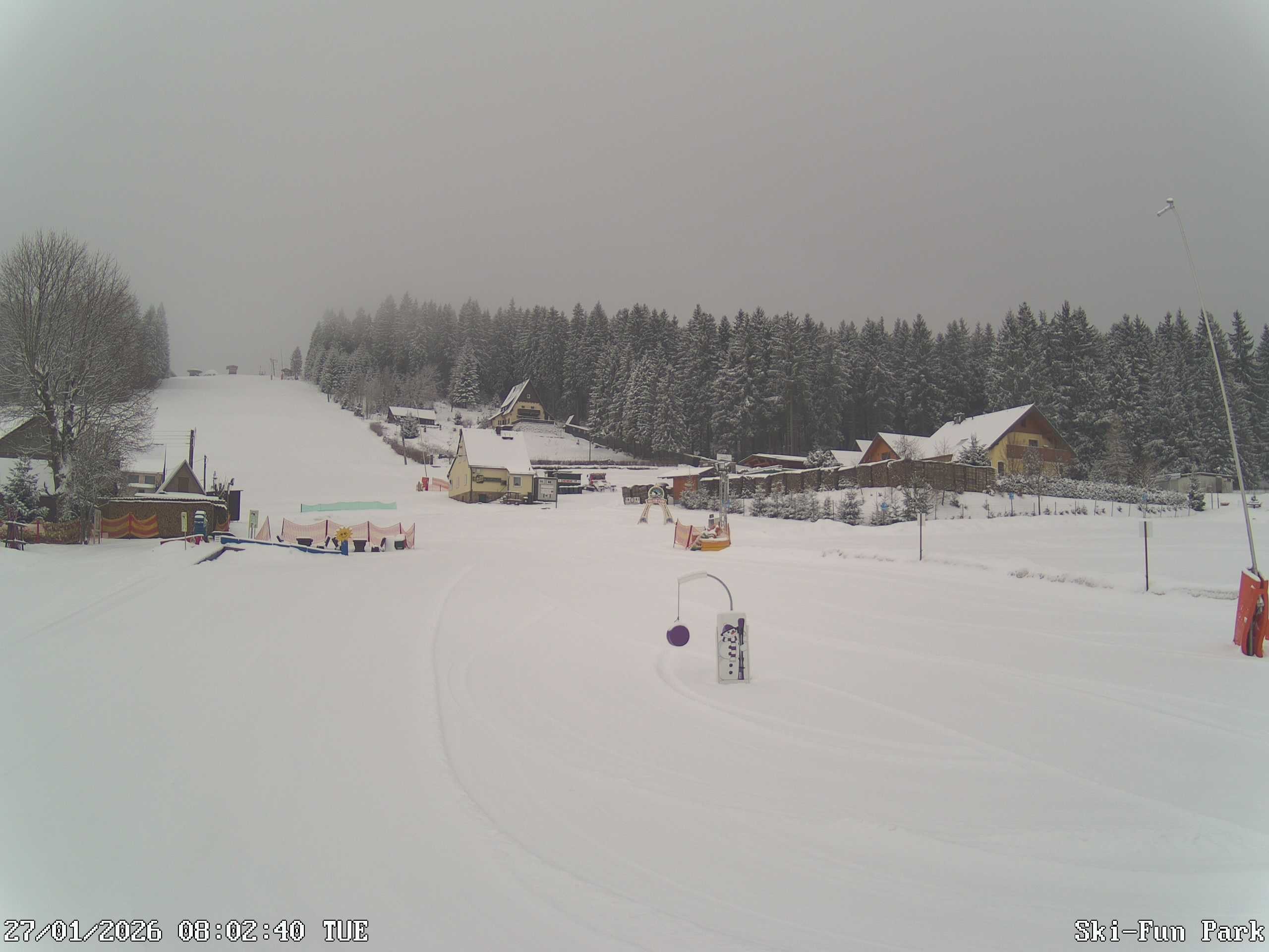 Archiv Foto Webcam Carlsfeld - Talstation Skigebiet