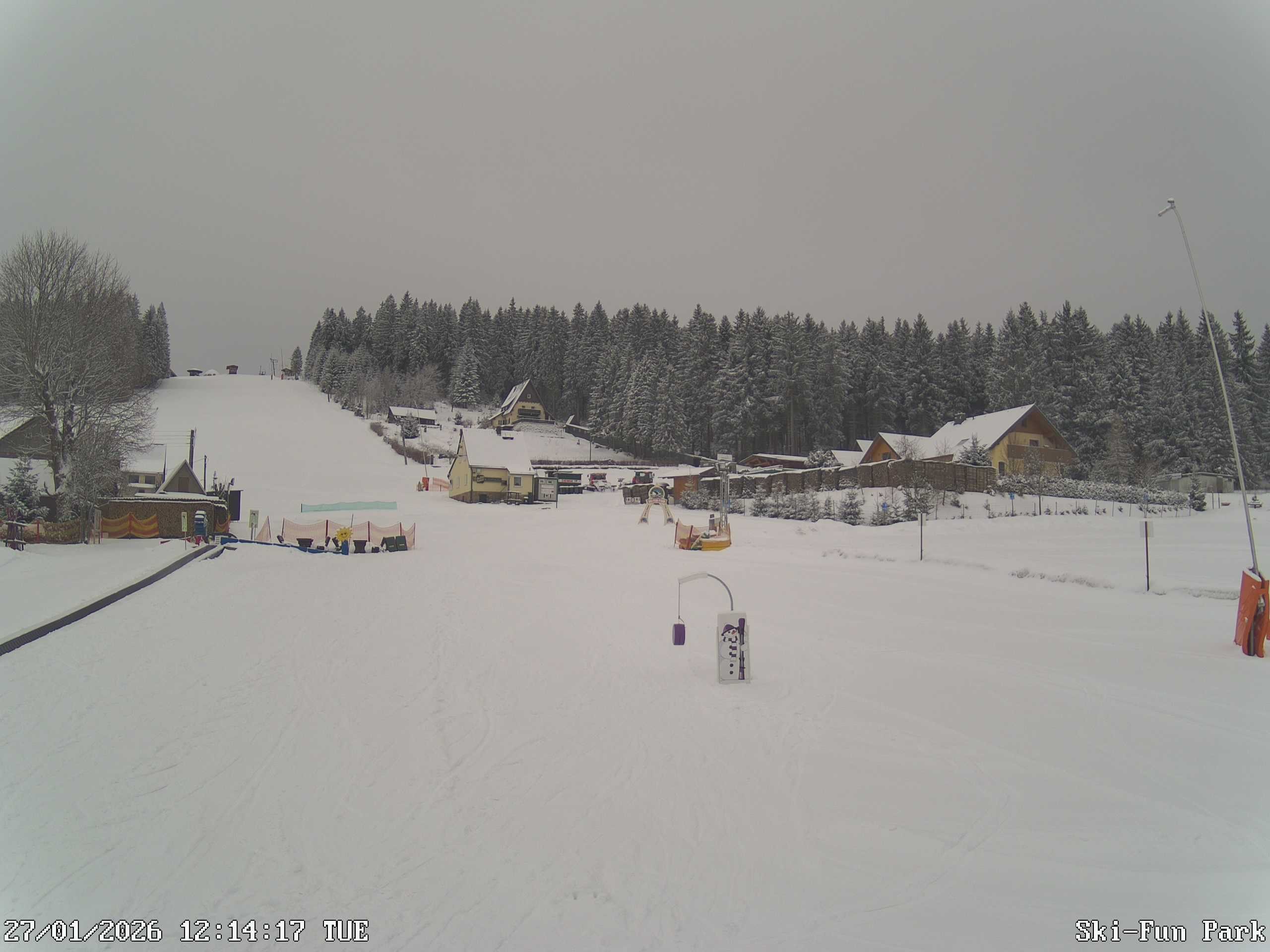 Archiv Foto Webcam Carlsfeld - Talstation Skigebiet
