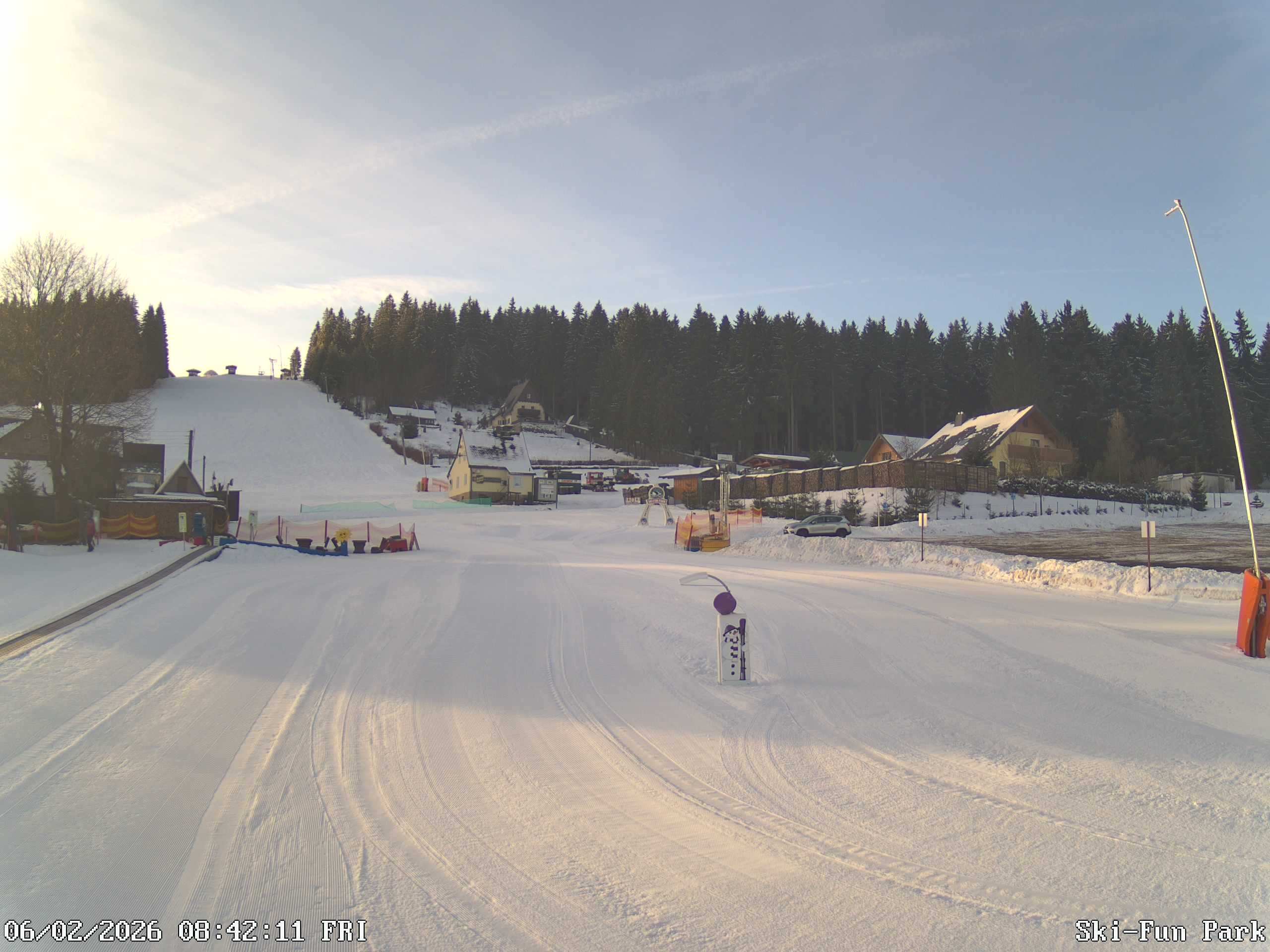 Archiv Foto Webcam Carlsfeld - Talstation Skigebiet