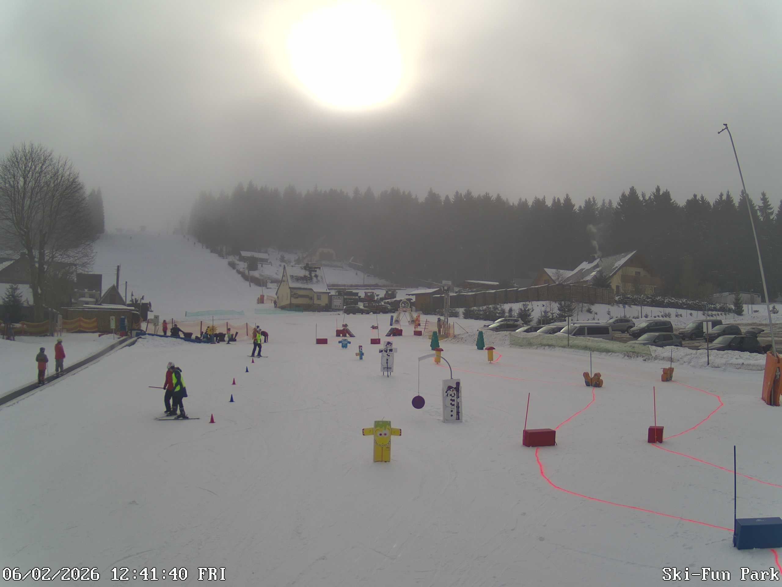 Archiv Foto Webcam Carlsfeld - Talstation Skigebiet