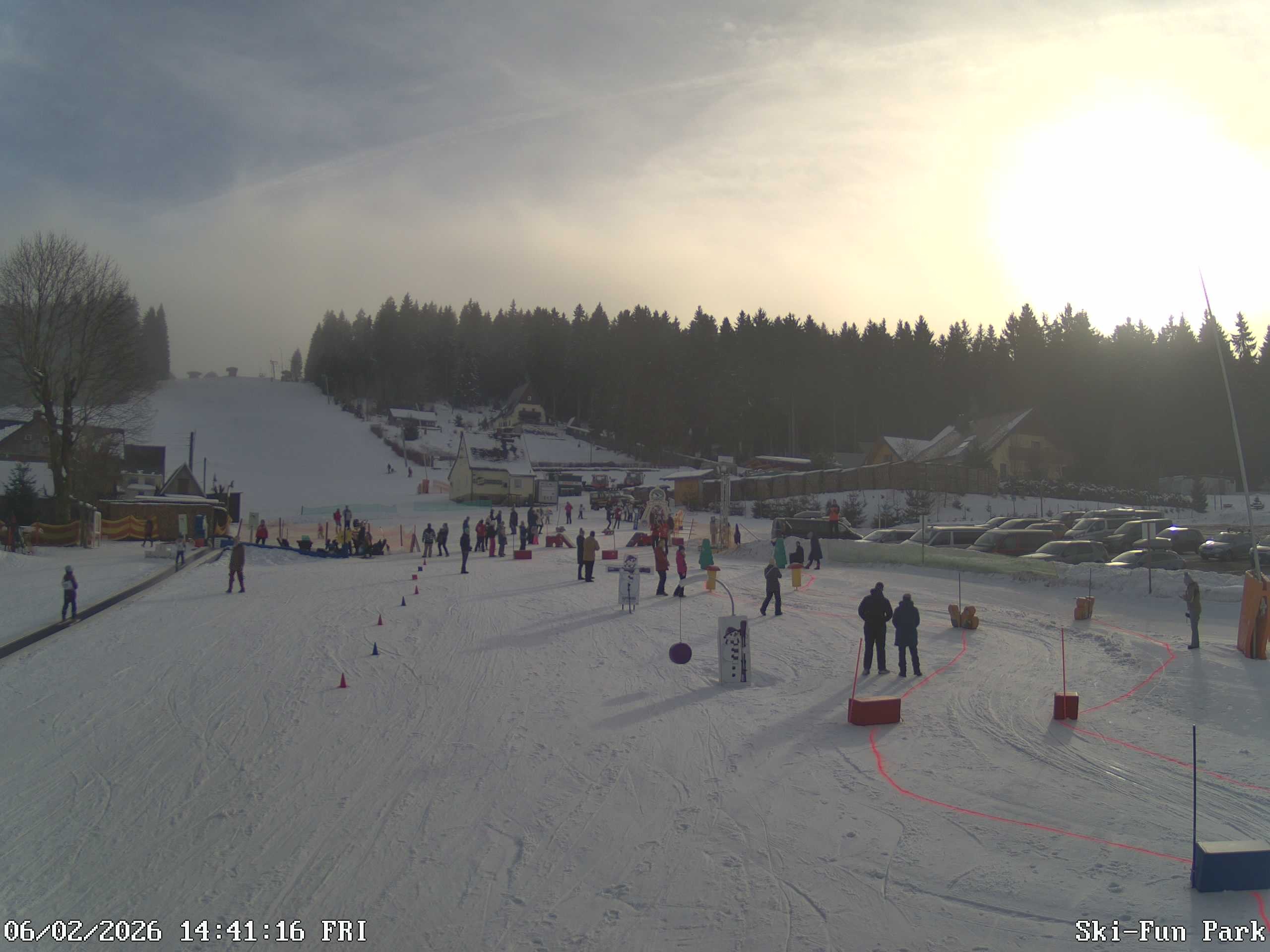 Archiv Foto Webcam Carlsfeld - Talstation Skigebiet