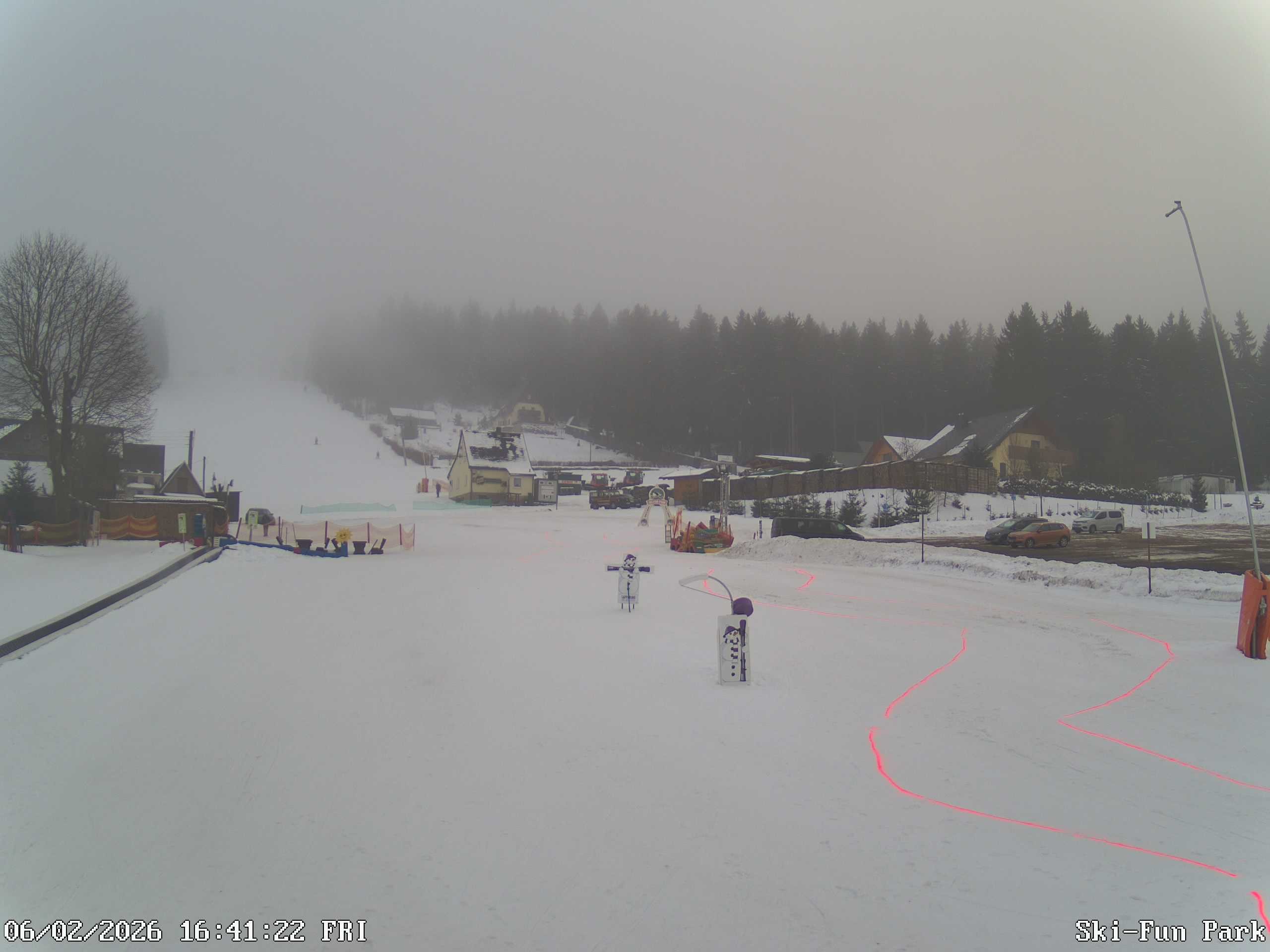 Archiv Foto Webcam Carlsfeld - Talstation Skigebiet
