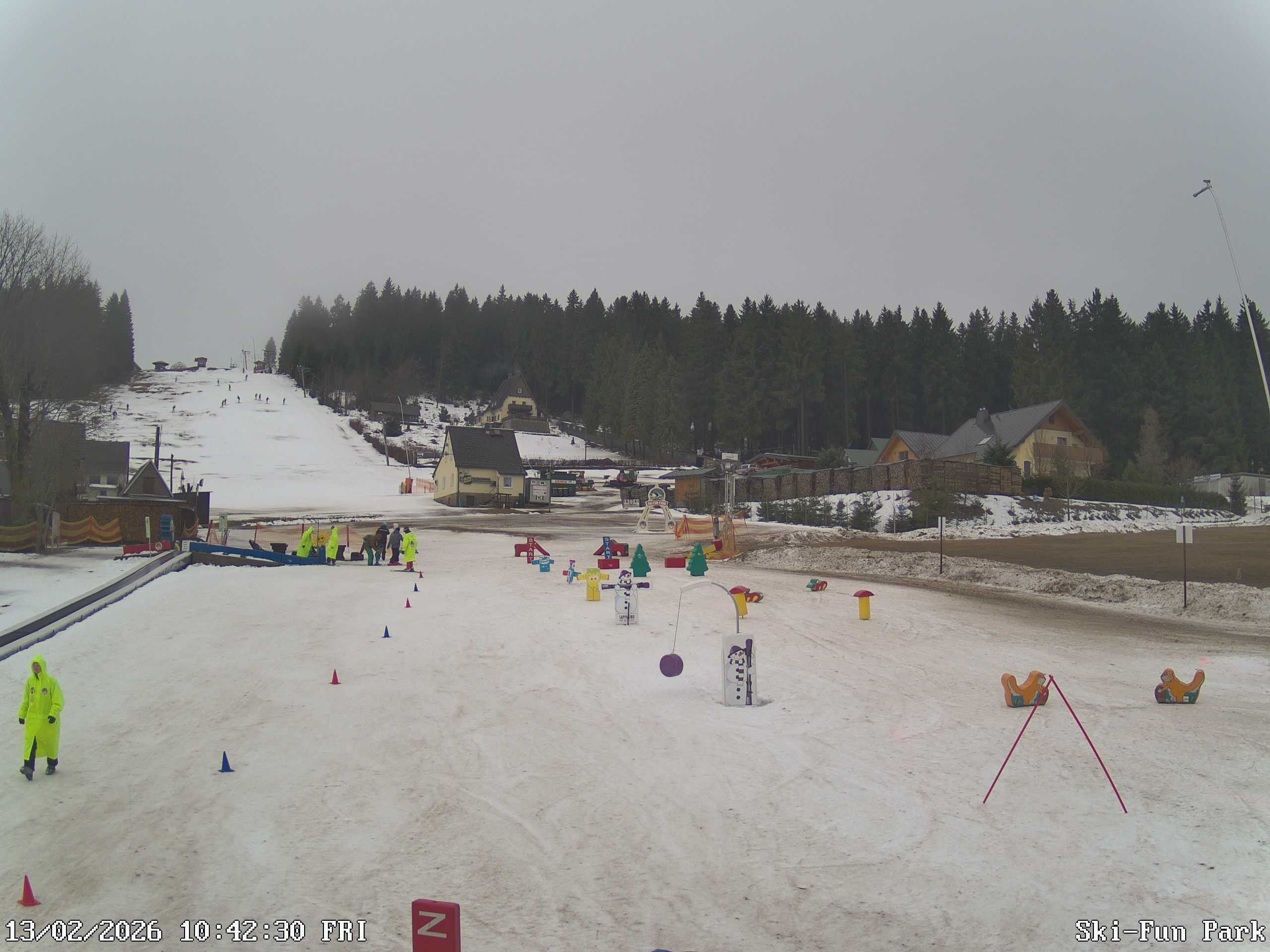 Archiv Foto Webcam Carlsfeld - Talstation Skigebiet