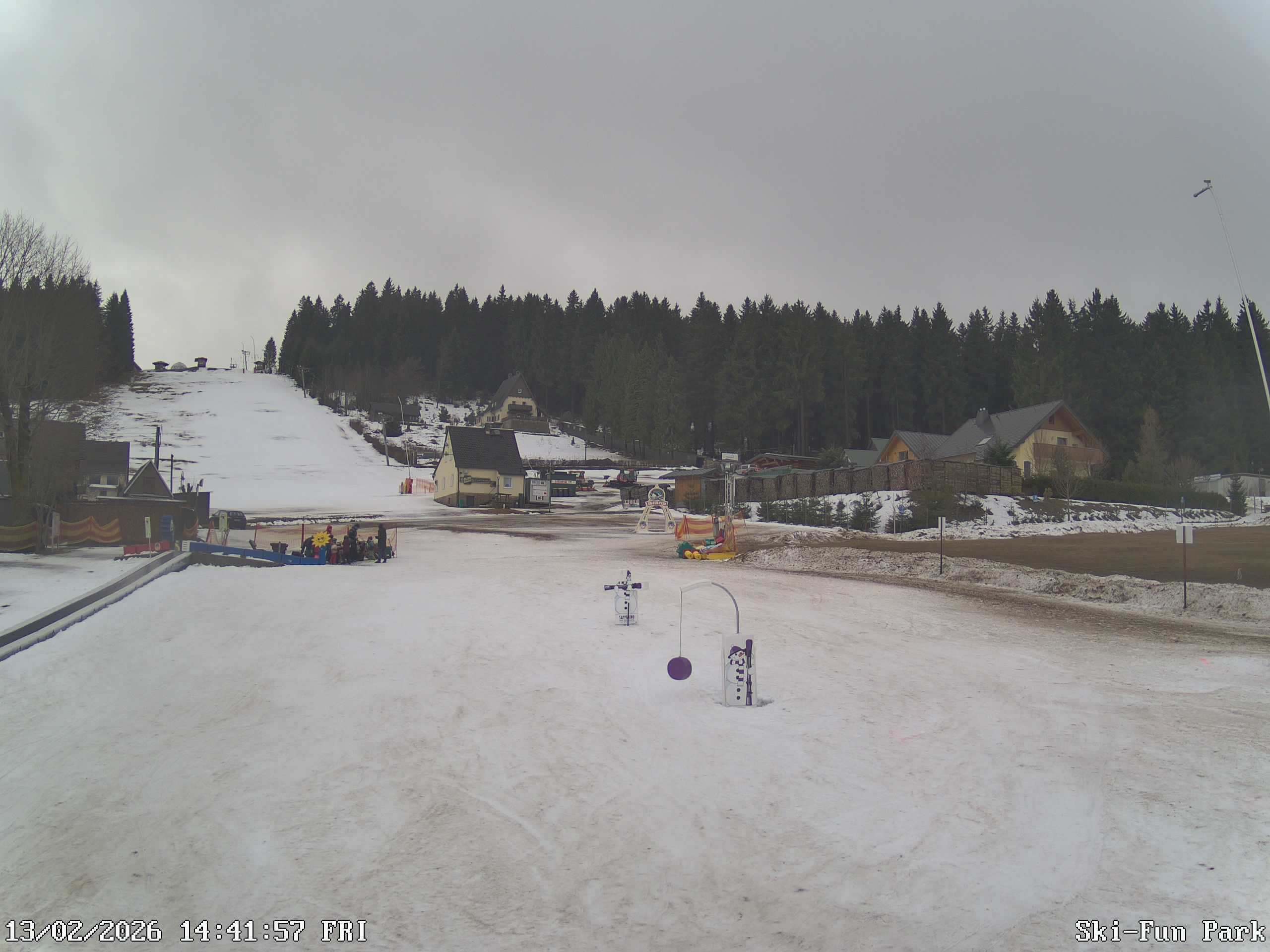 Archiv Foto Webcam Carlsfeld - Talstation Skigebiet