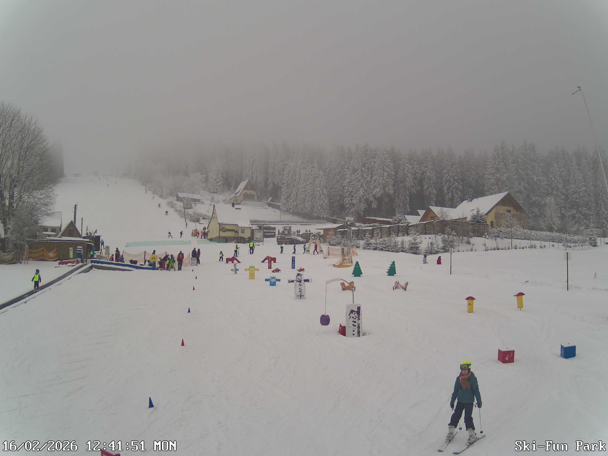 Archiv Foto Webcam Carlsfeld - Talstation Skigebiet