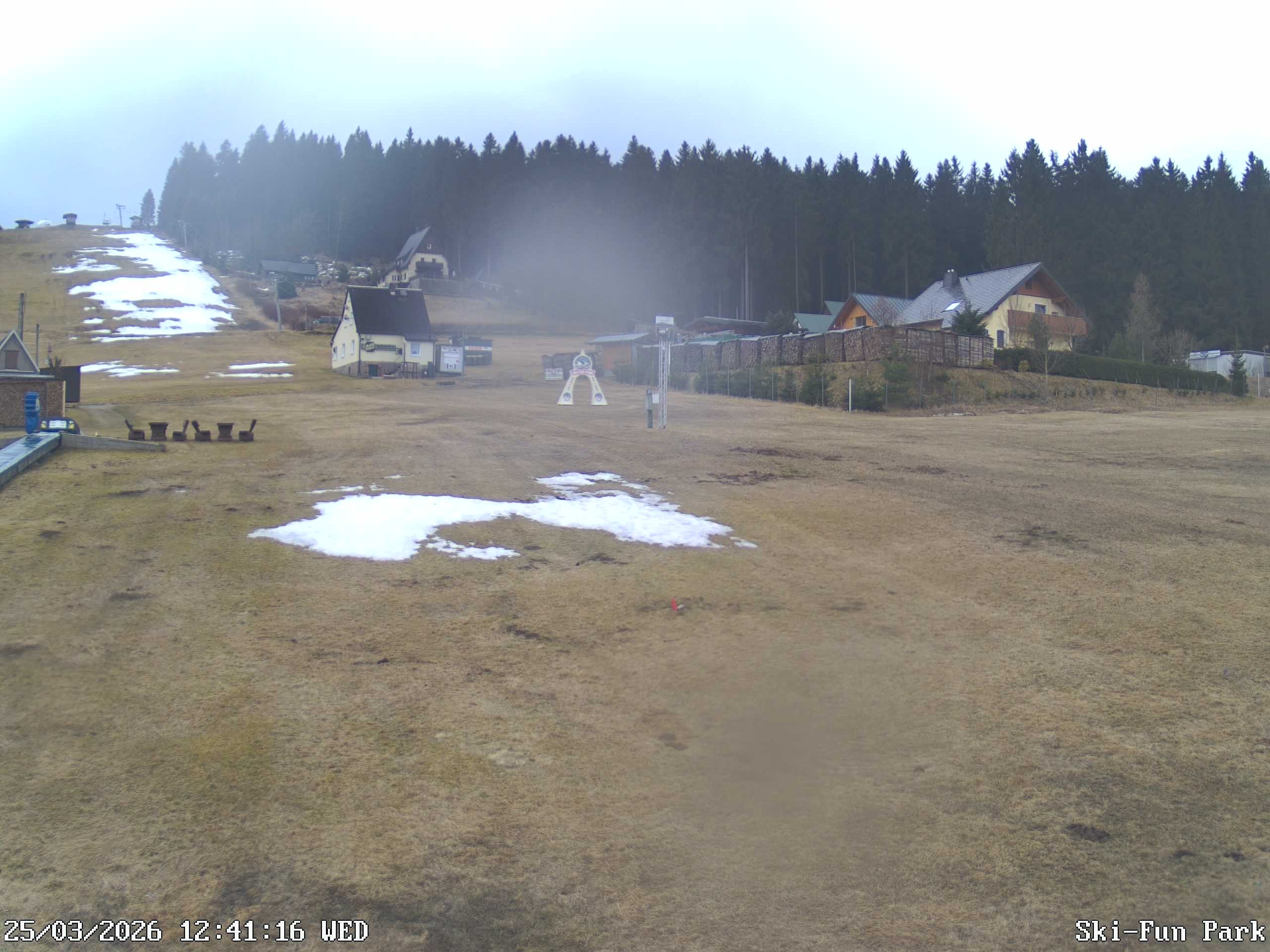 Archiv Foto Webcam Carlsfeld - Talstation Skigebiet