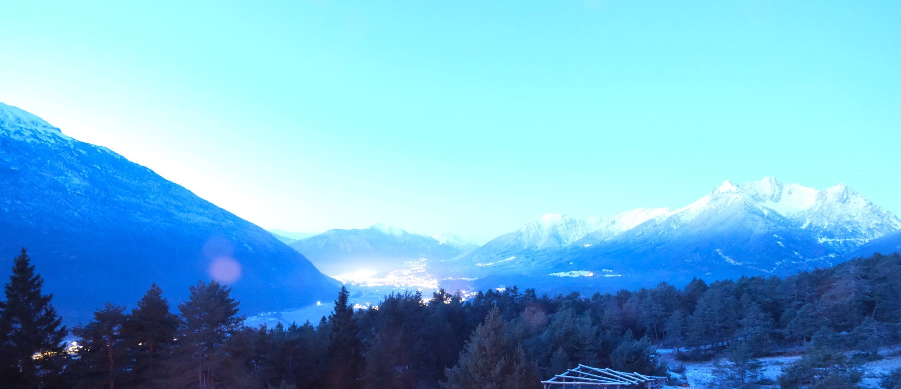 Archiv Foto Webcam Tarrenz - Blick vom Kappakreuz auf Imst