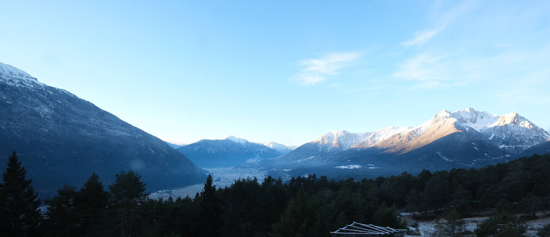 Archiv Foto Webcam Tarrenz - Blick vom Kappakreuz auf Imst