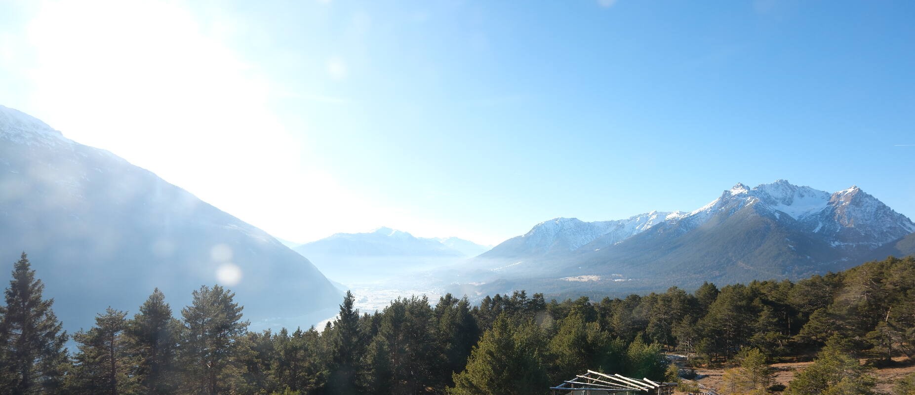 Archiv Foto Webcam Tarrenz - Blick vom Kappakreuz auf Imst