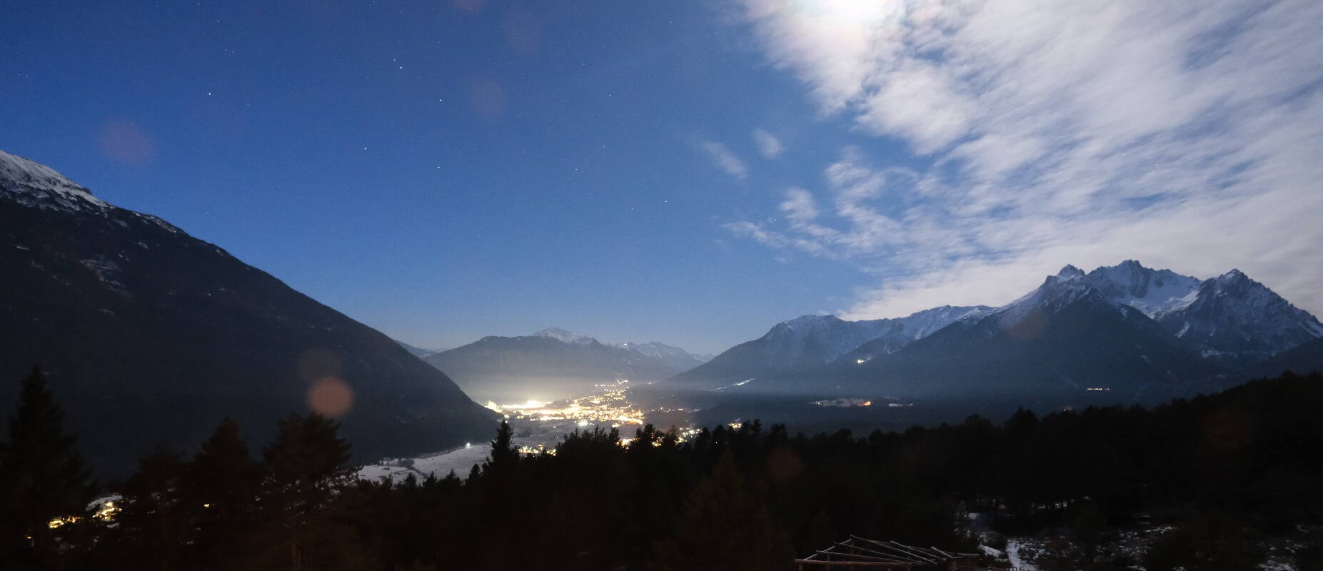 Archiv Foto Webcam Tarrenz - Blick vom Kappakreuz auf Imst