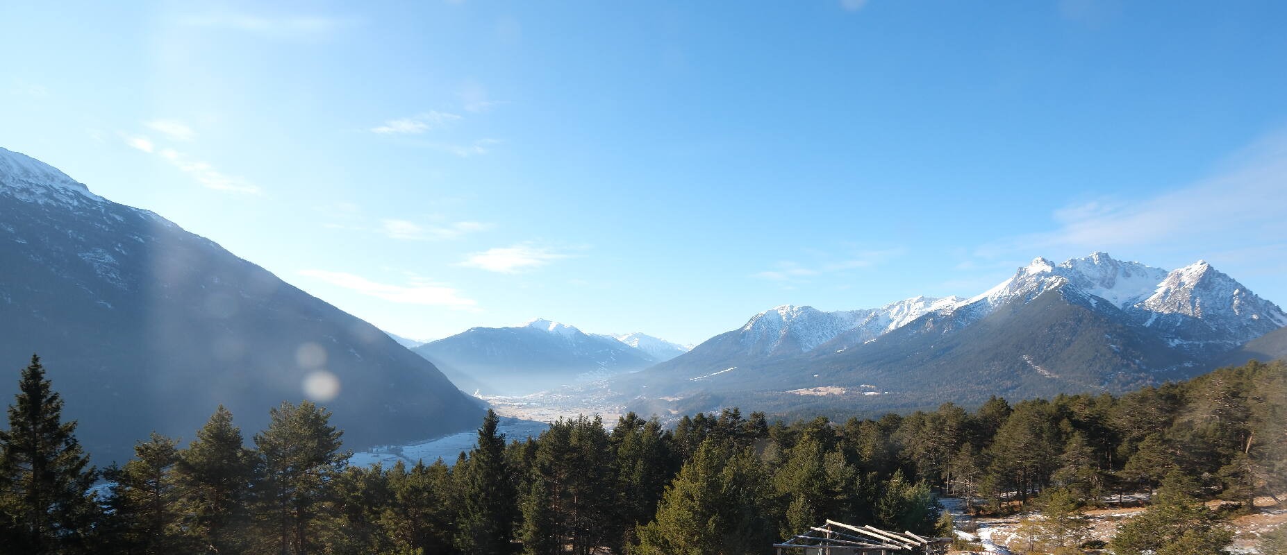 Archiv Foto Webcam Tarrenz - Blick vom Kappakreuz auf Imst