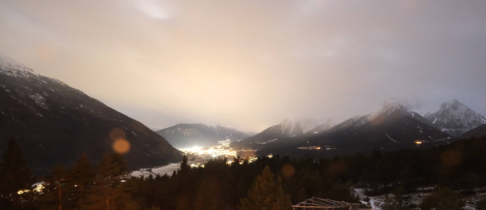 Archiv Foto Webcam Tarrenz - Blick vom Kappakreuz auf Imst