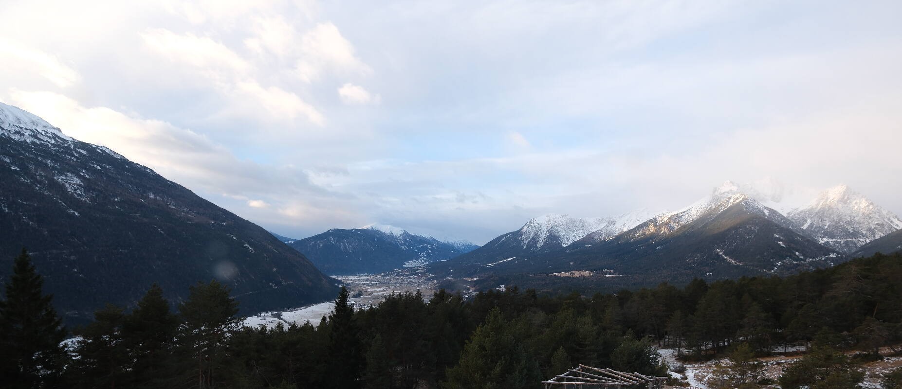 Archiv Foto Webcam Tarrenz - Blick vom Kappakreuz auf Imst