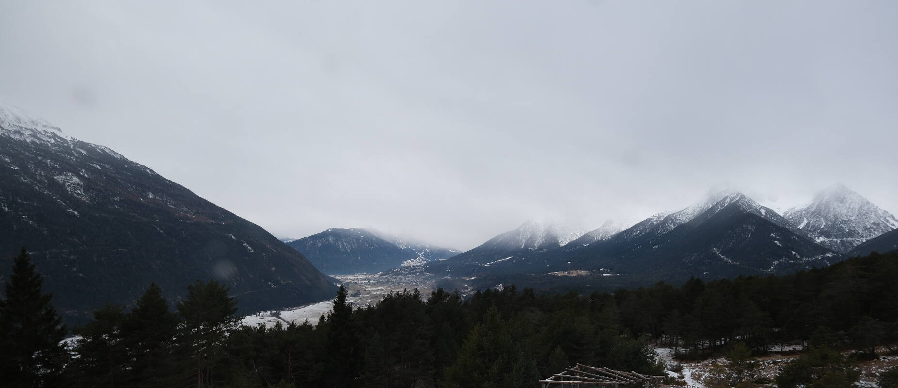 Archiv Foto Webcam Tarrenz - Blick vom Kappakreuz auf Imst