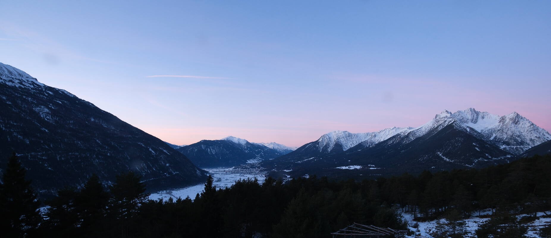 Archiv Foto Webcam Tarrenz - Blick vom Kappakreuz auf Imst