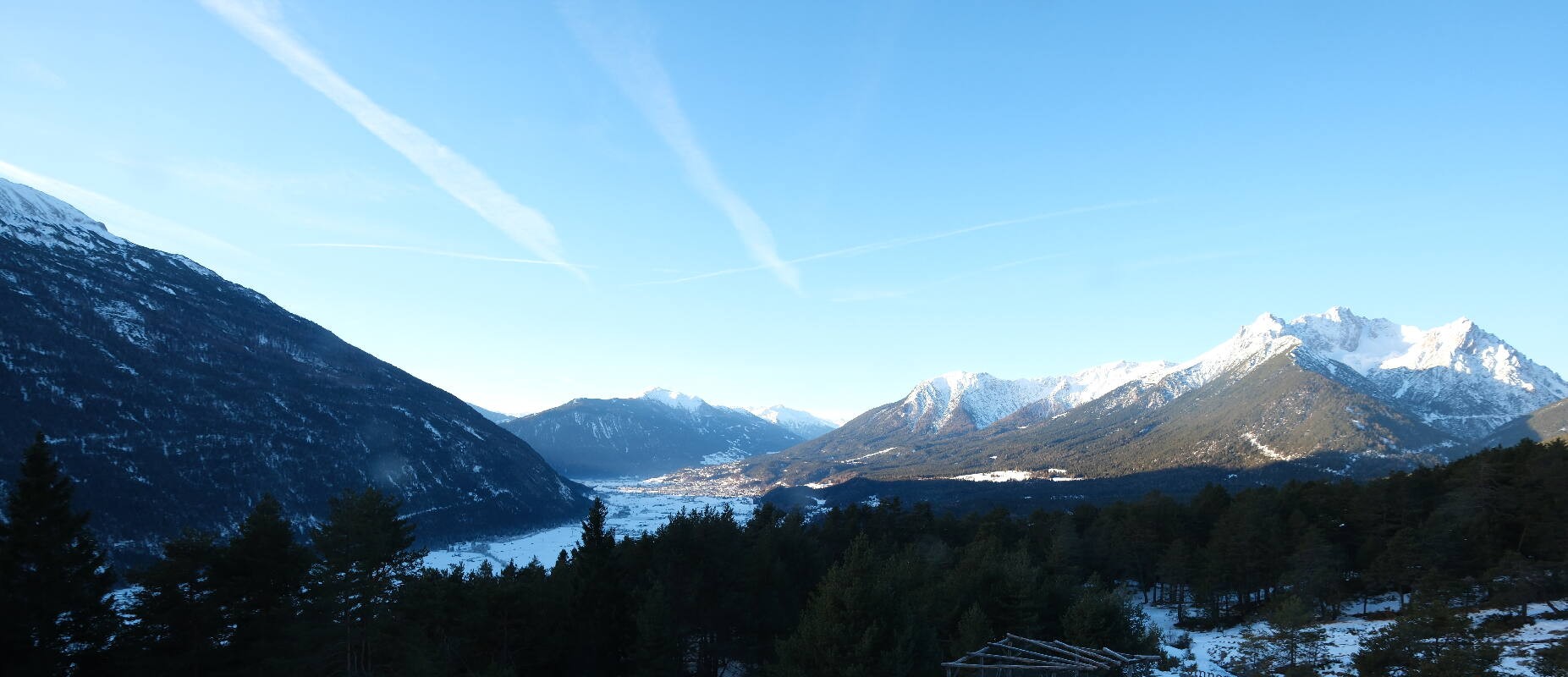 Archiv Foto Webcam Tarrenz - Blick vom Kappakreuz auf Imst