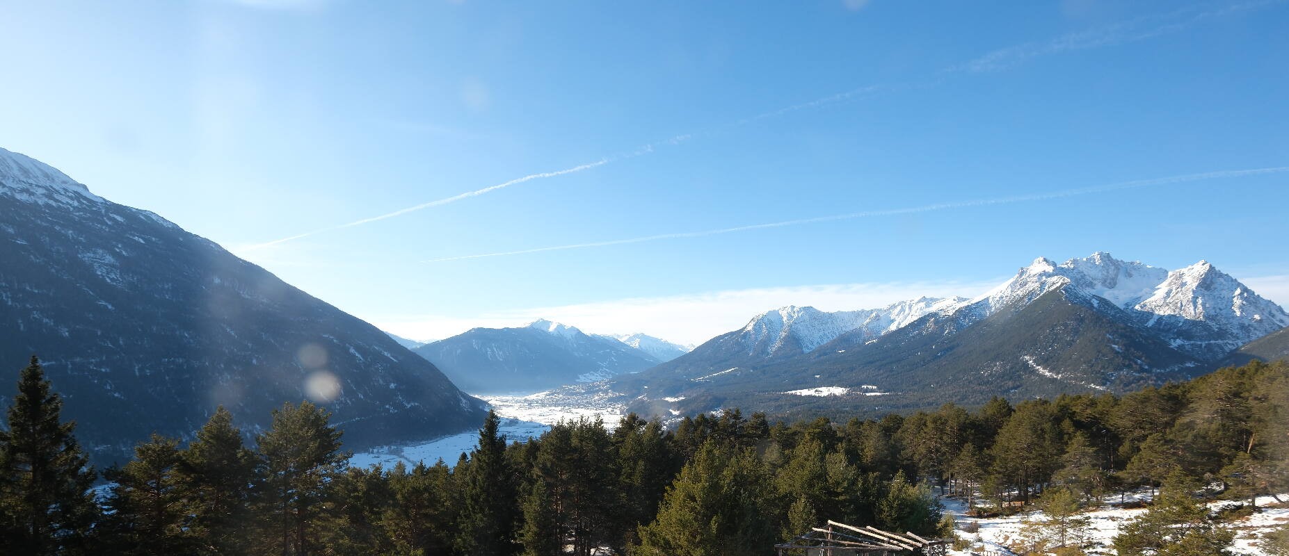 Archiv Foto Webcam Tarrenz - Blick vom Kappakreuz auf Imst