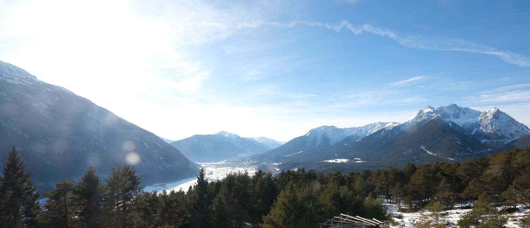 Archiv Foto Webcam Tarrenz - Blick vom Kappakreuz auf Imst