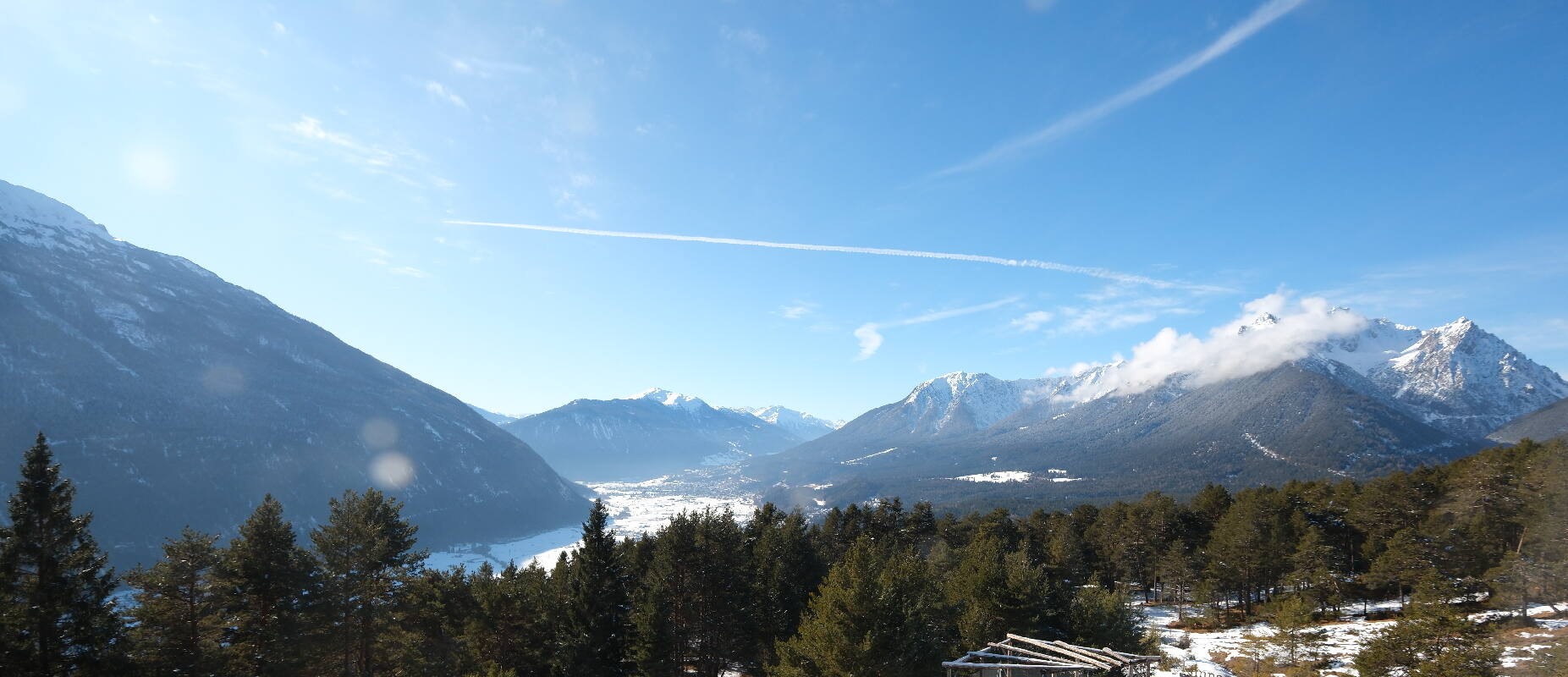 Archiv Foto Webcam Tarrenz - Blick vom Kappakreuz auf Imst