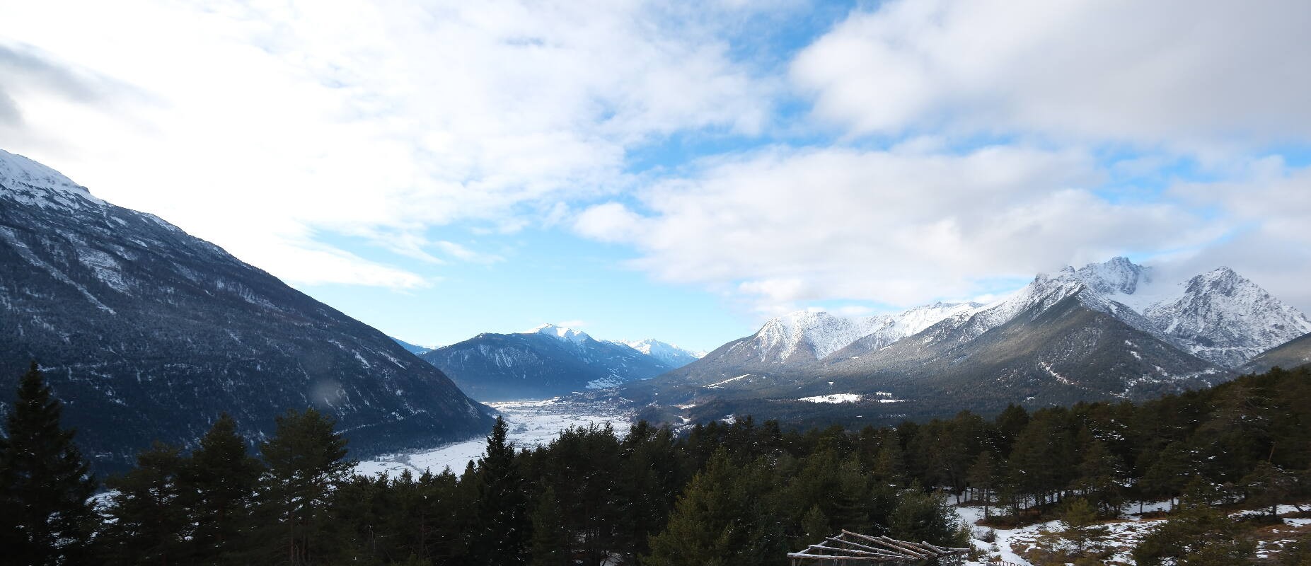 Archiv Foto Webcam Tarrenz - Blick vom Kappakreuz auf Imst