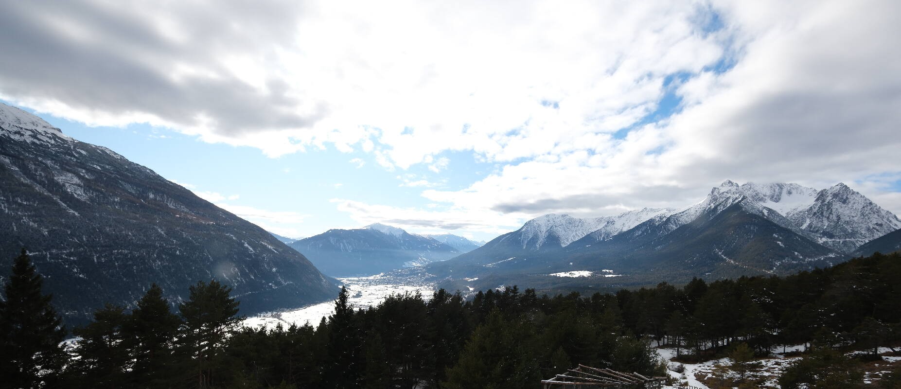 Archiv Foto Webcam Tarrenz - Blick vom Kappakreuz auf Imst
