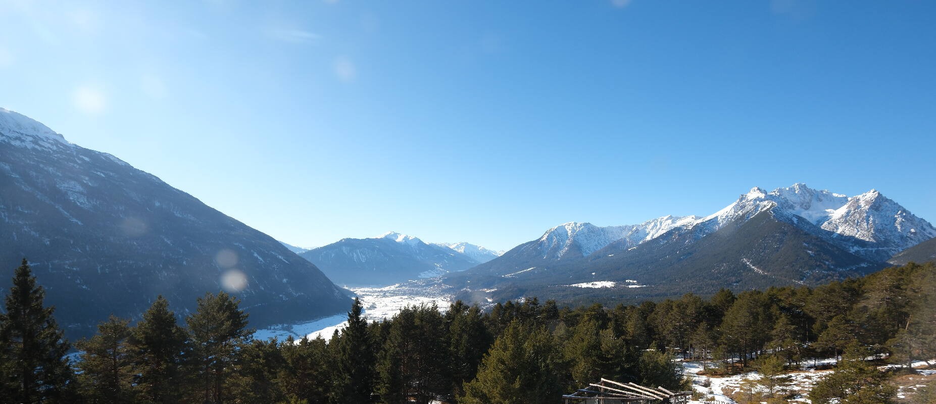 Archiv Foto Webcam Tarrenz - Blick vom Kappakreuz auf Imst