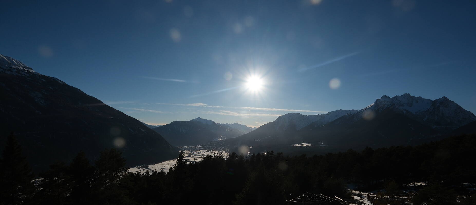 Archiv Foto Webcam Tarrenz - Blick vom Kappakreuz auf Imst