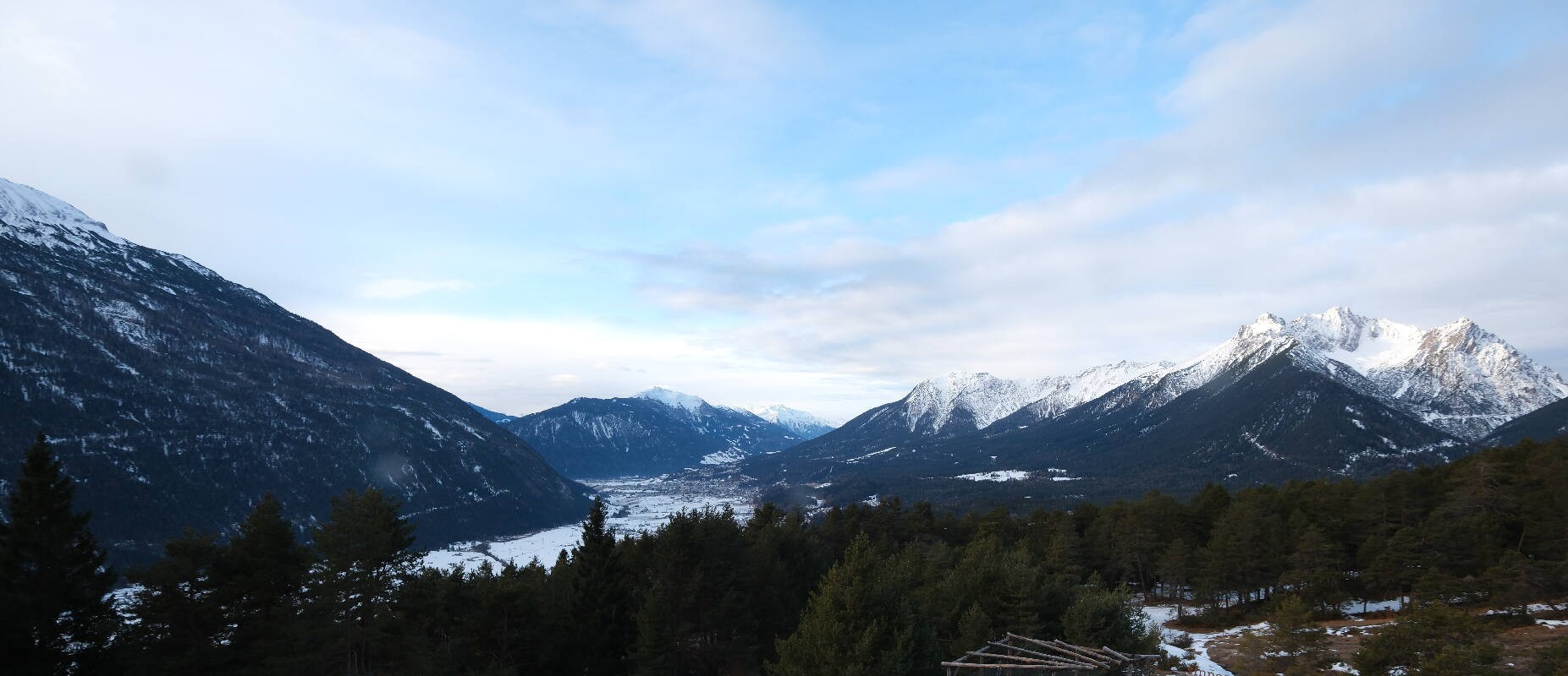 Archiv Foto Webcam Tarrenz - Blick vom Kappakreuz auf Imst