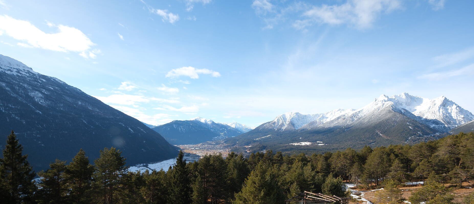 Archiv Foto Webcam Tarrenz - Blick vom Kappakreuz auf Imst