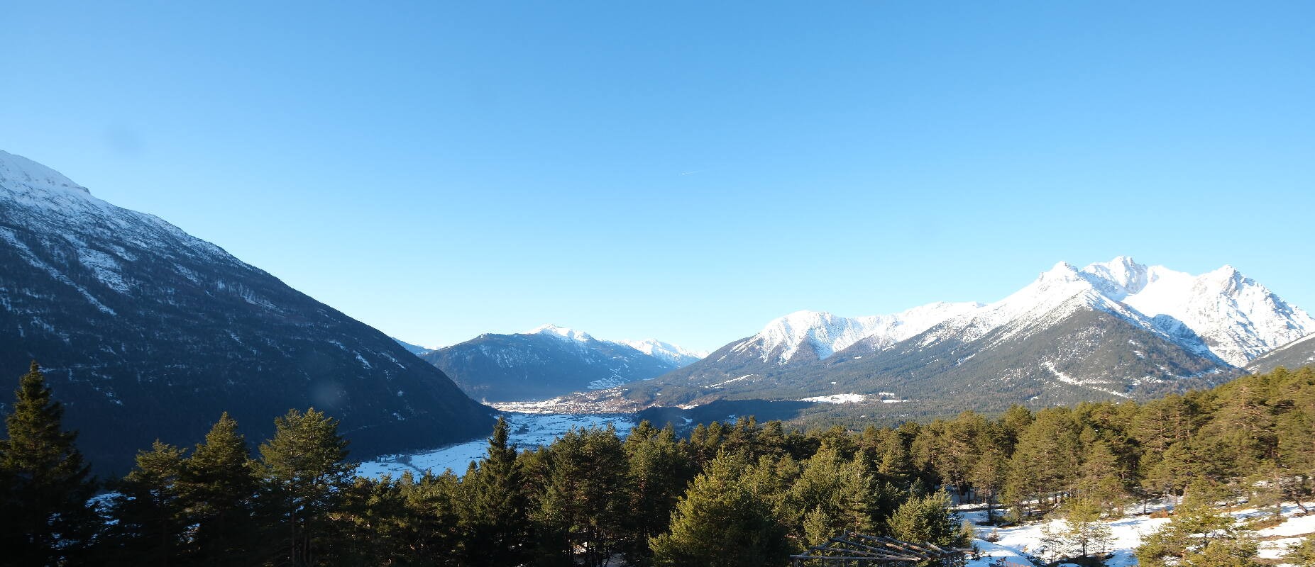 Archiv Foto Webcam Tarrenz - Blick vom Kappakreuz auf Imst